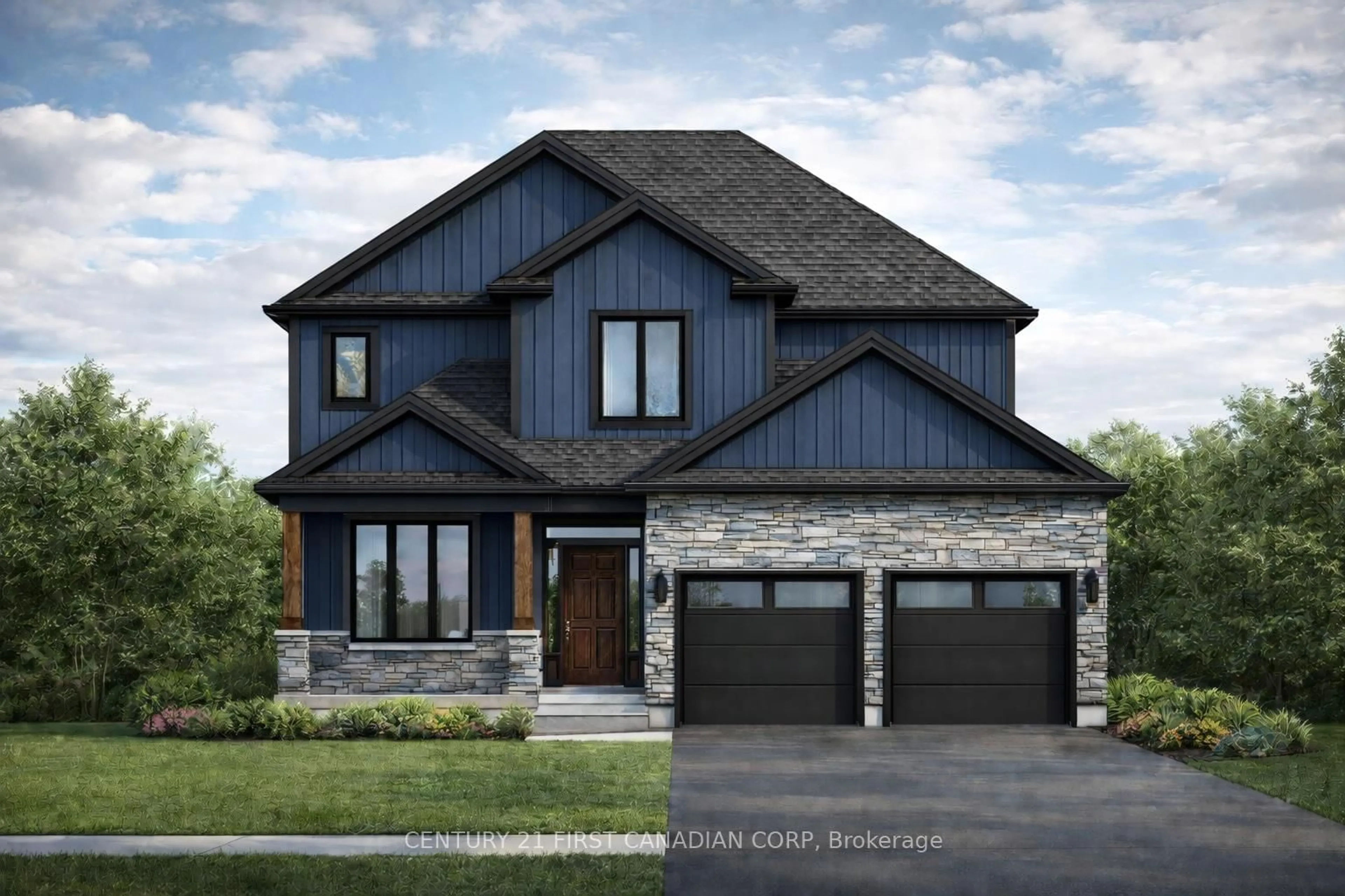 Home with brick exterior material, street for 114 Stuart Avenue Dr, Lucan Biddulph Ontario N0M 2J0