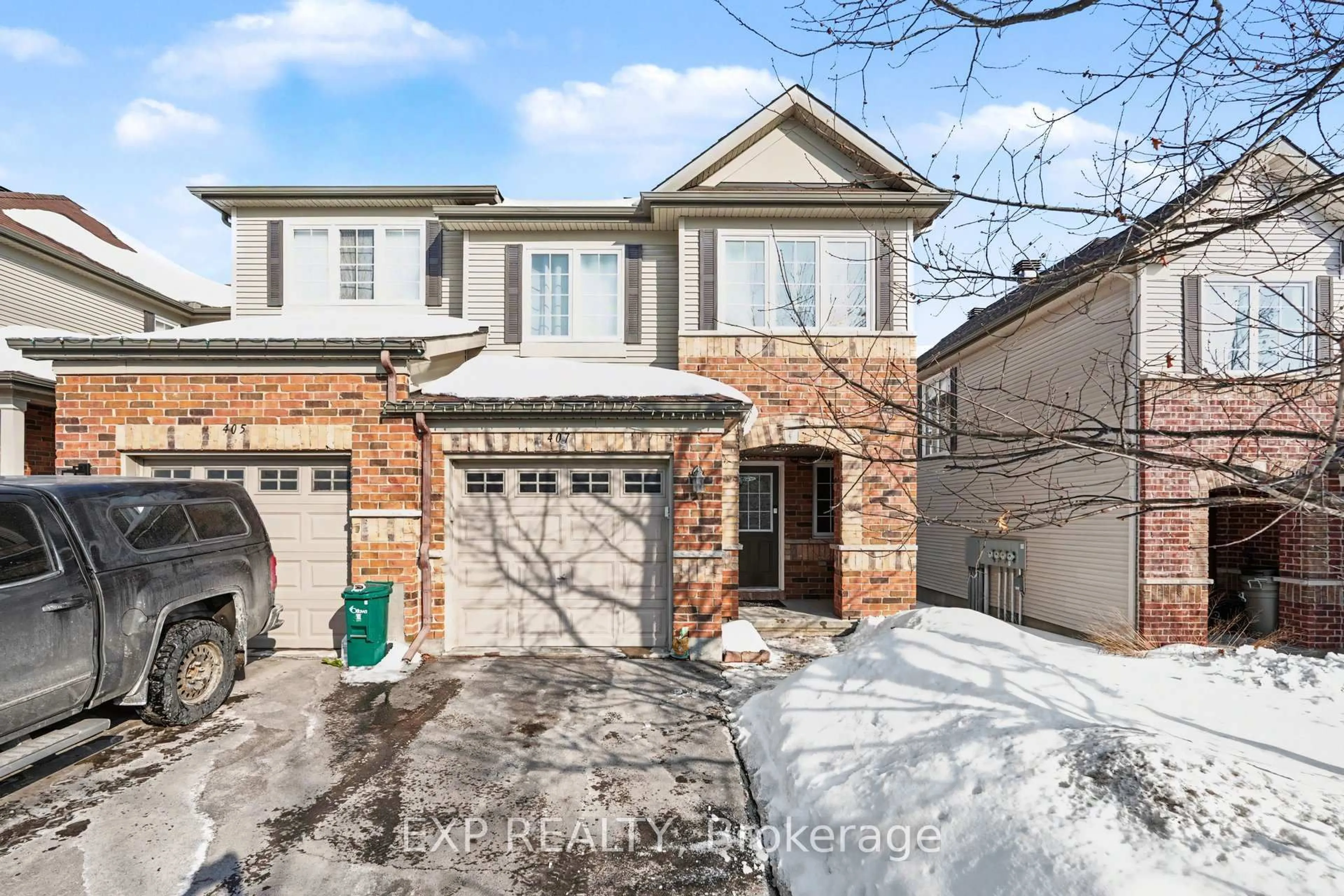 Home with brick exterior material, street for 407 Heathrow Private, Stittsville Ontario K2S 0M9
