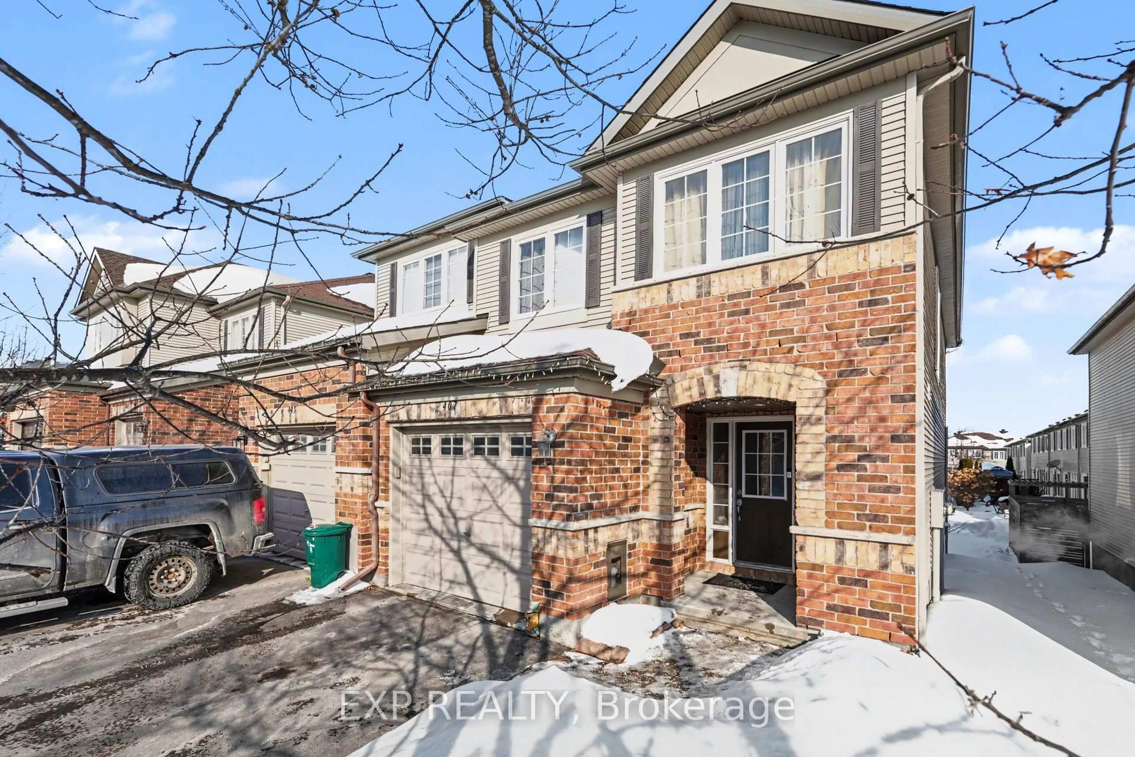 Home with brick exterior material, street for 407 Heathrow Private, Stittsville Ontario K2S 0M9