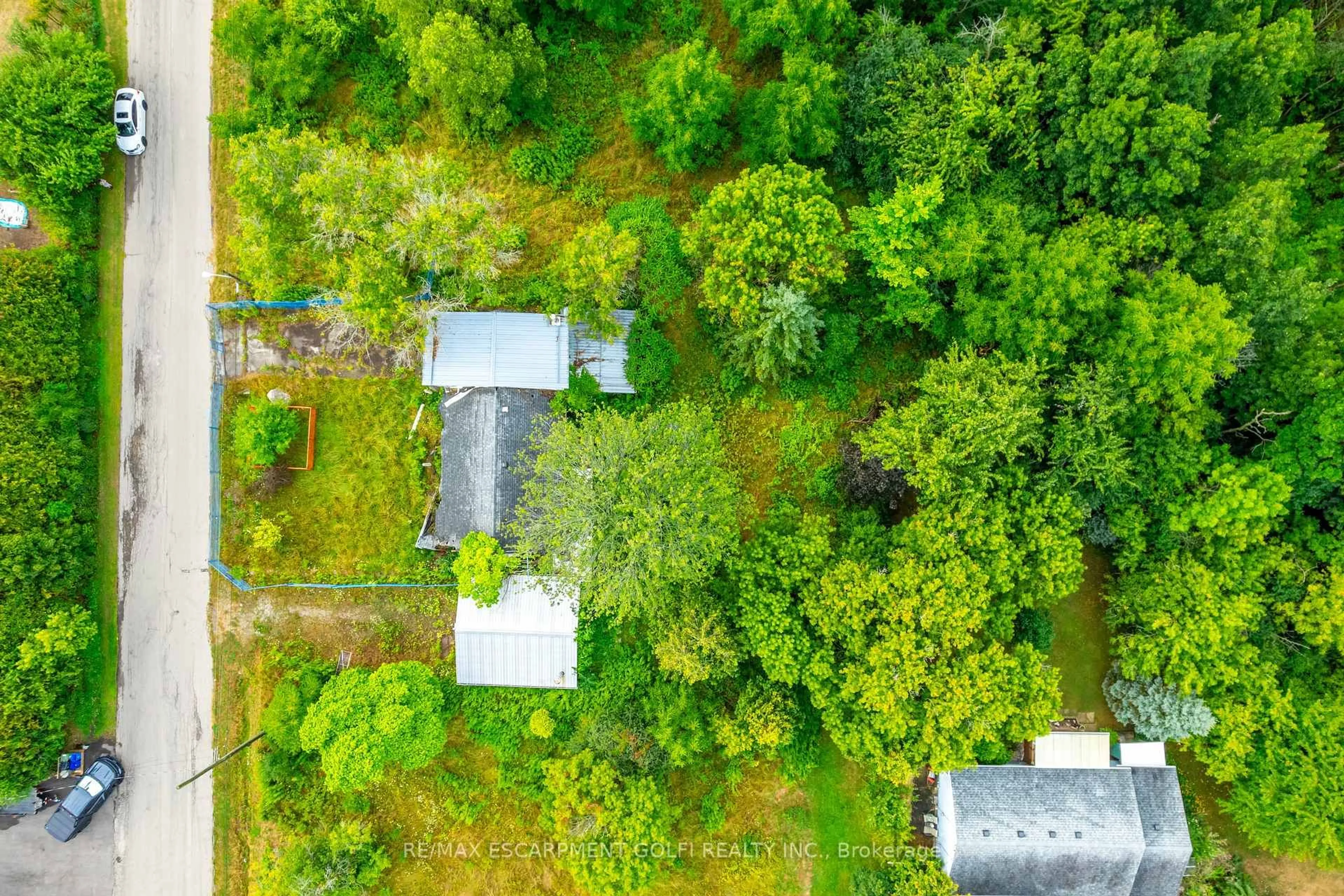 A pic from outside/outdoor area/front of a property/back of a property/a pic from drone, forest/trees view for 74 Best Ave, Hamilton Ontario L9H 5W1
