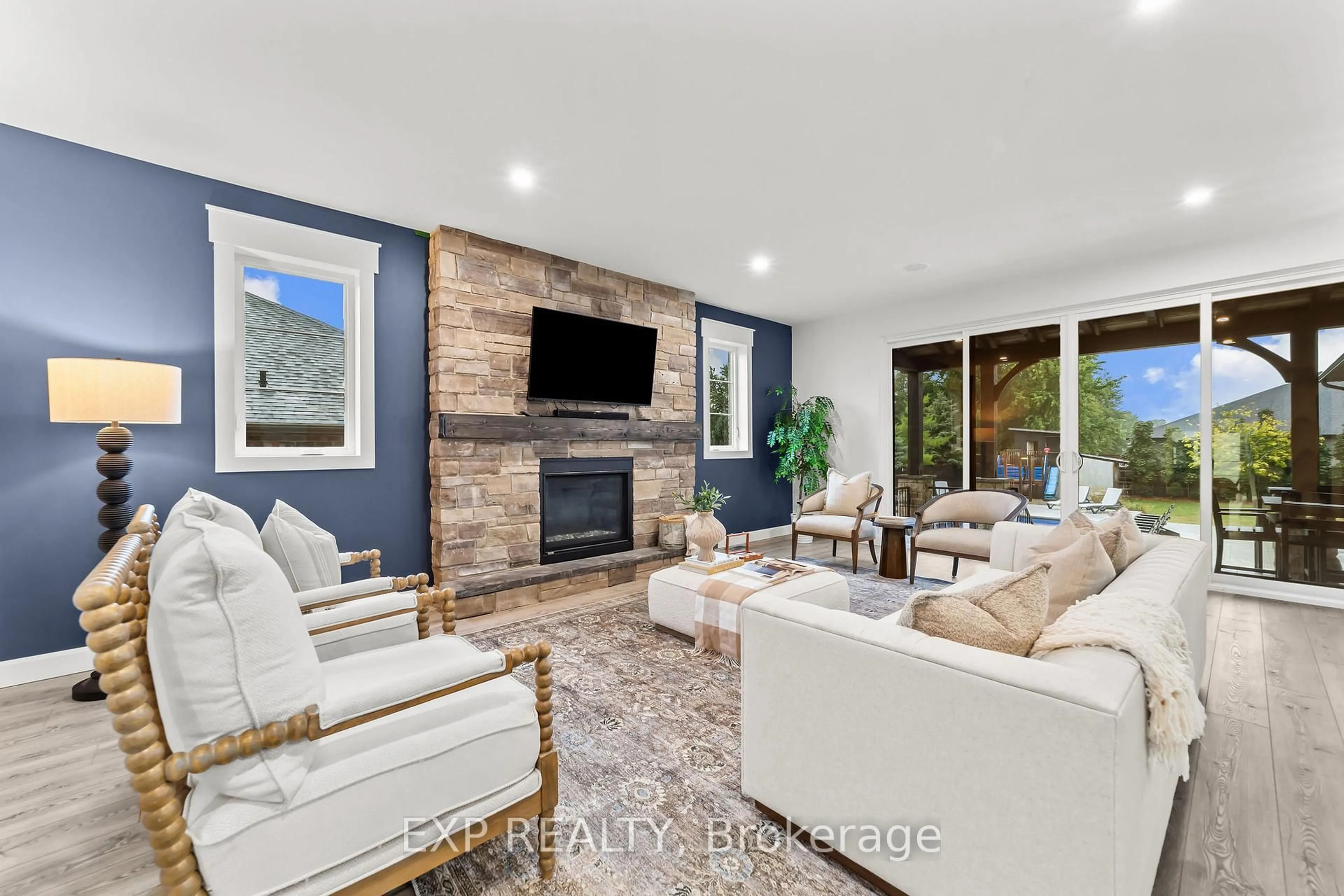 Living room with furniture, unknown for 100 Field St, Lambton Shores Ontario N0N 1J0