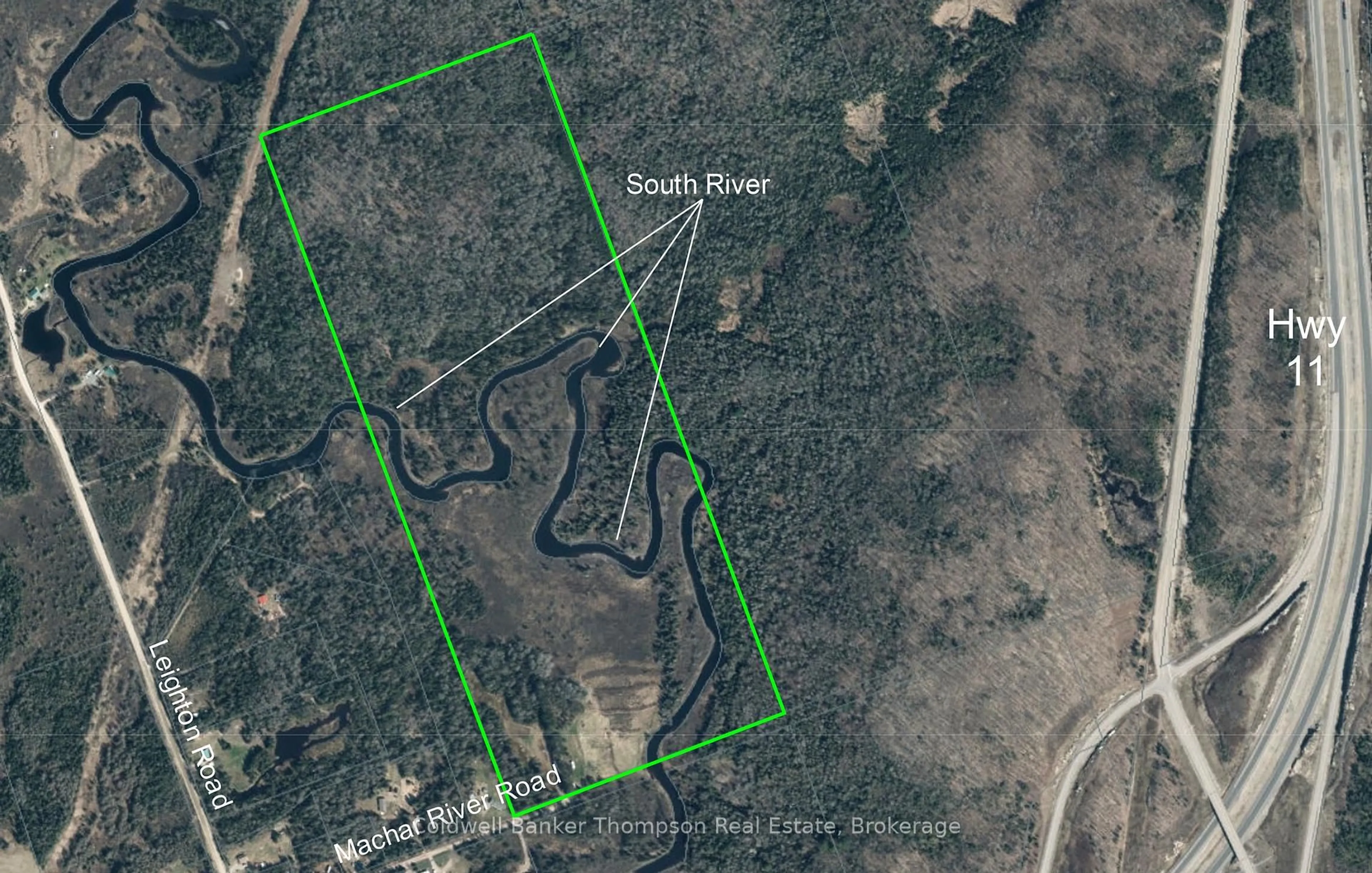 Picture of a map for 140 Machar River Rd, Machar Ontario P0A 1X0