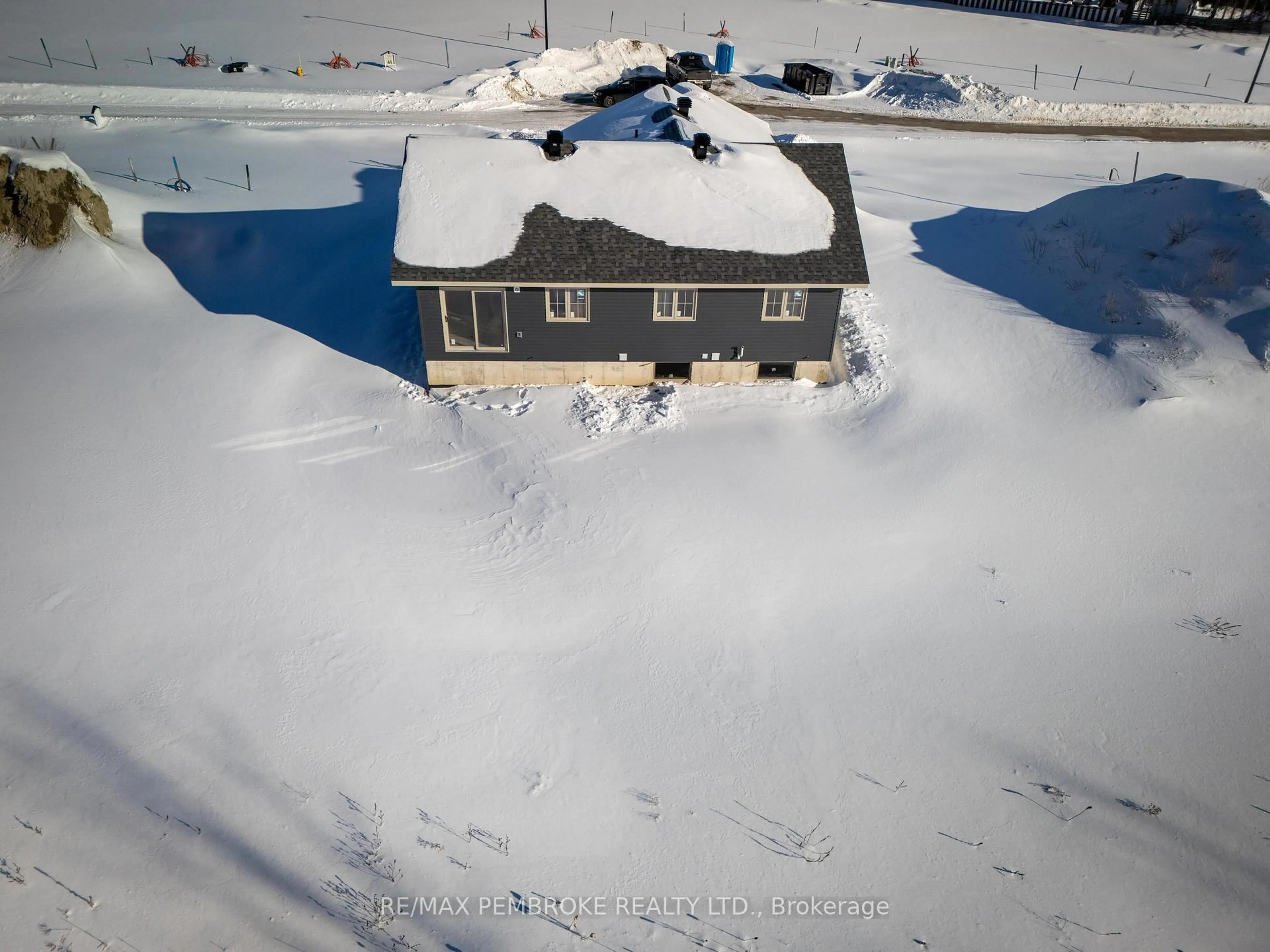A pic from outside/outdoor area/front of a property/back of a property/a pic from drone, unknown for 13 Eddy Cres, Pembroke Ontario K8A 0M1