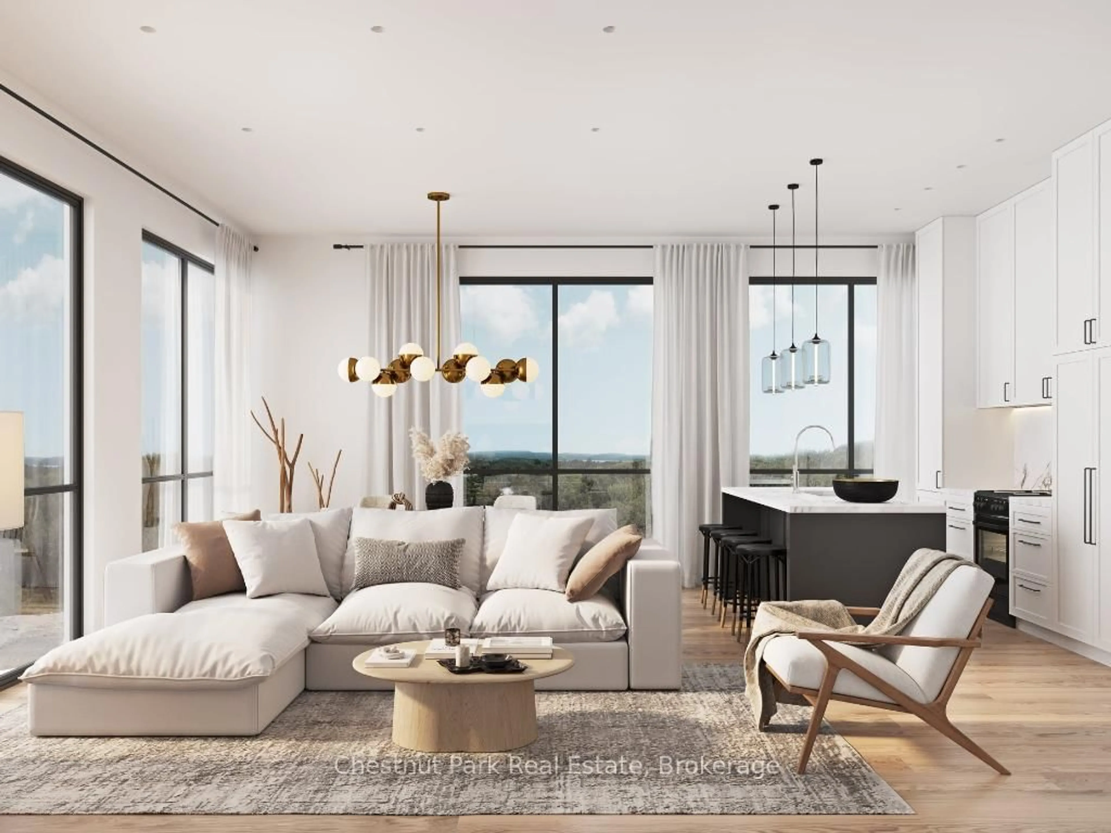 Living room with furniture, unknown for 15 PINE NEEDLE Way #202, Huntsville Ontario P1H 0G4