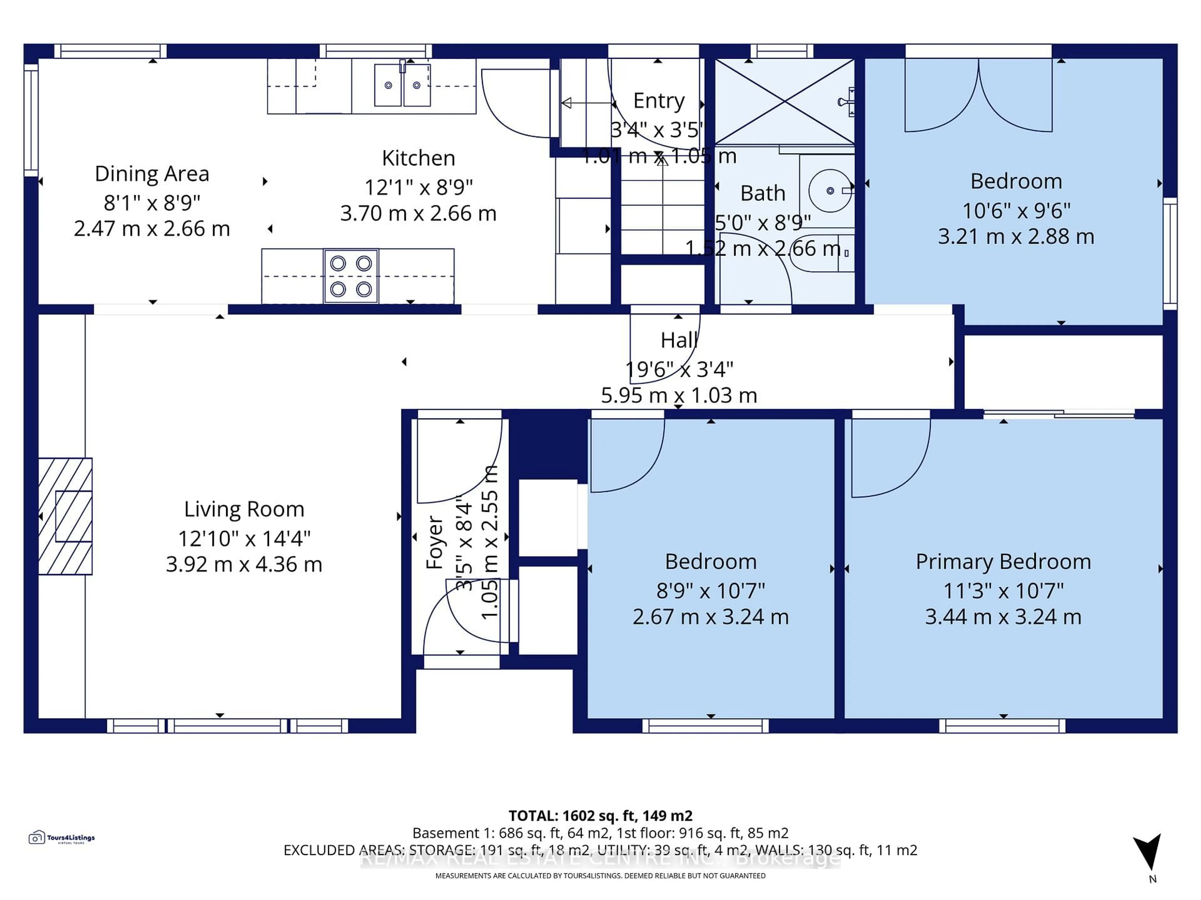 Floor plan for 20 Hillier Cres, Brantford Ontario N3R 1X1