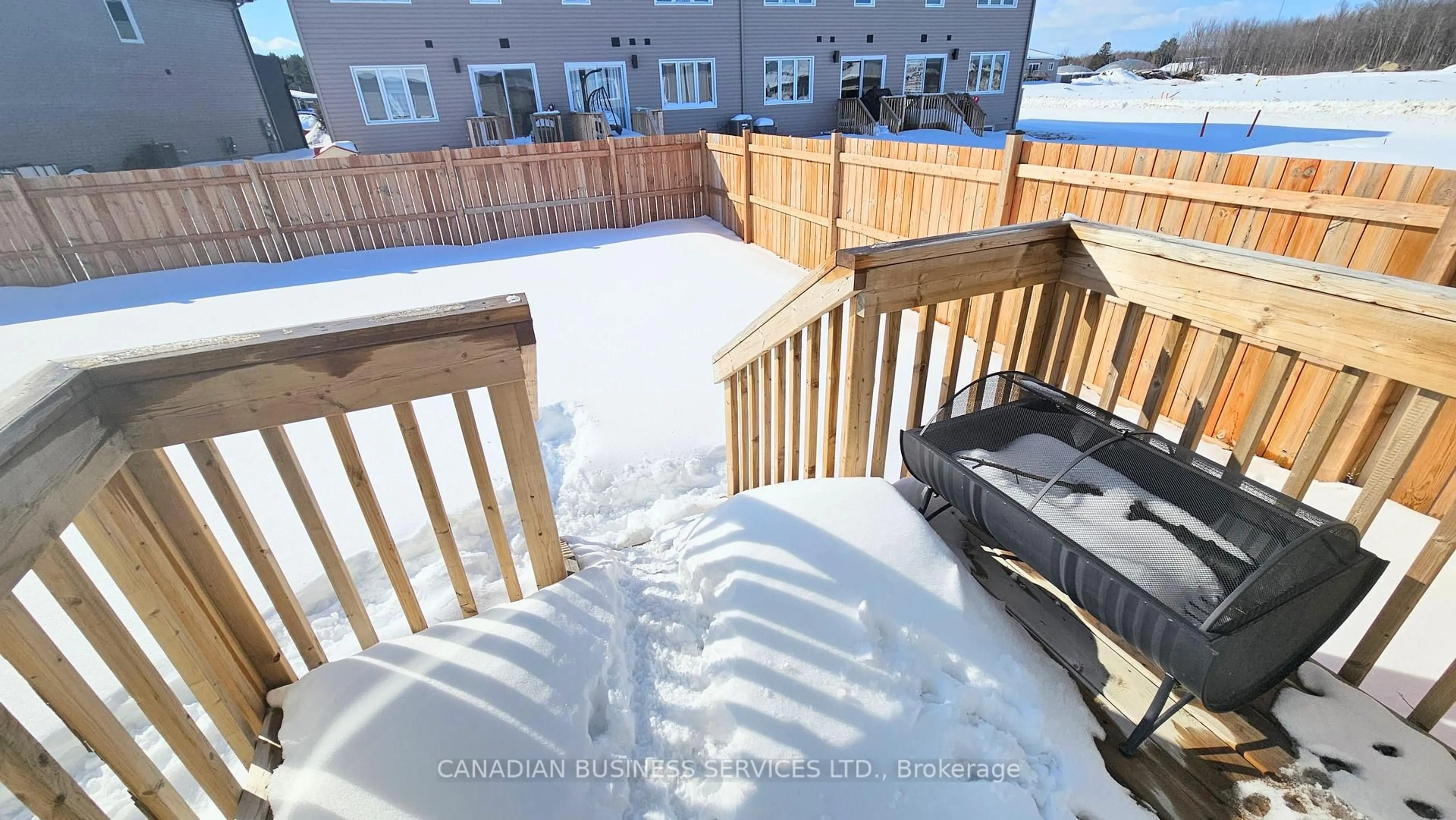 Patio, city buildings view from balcony for 134 Giroux St, The Nation Ontario K0A 2M0