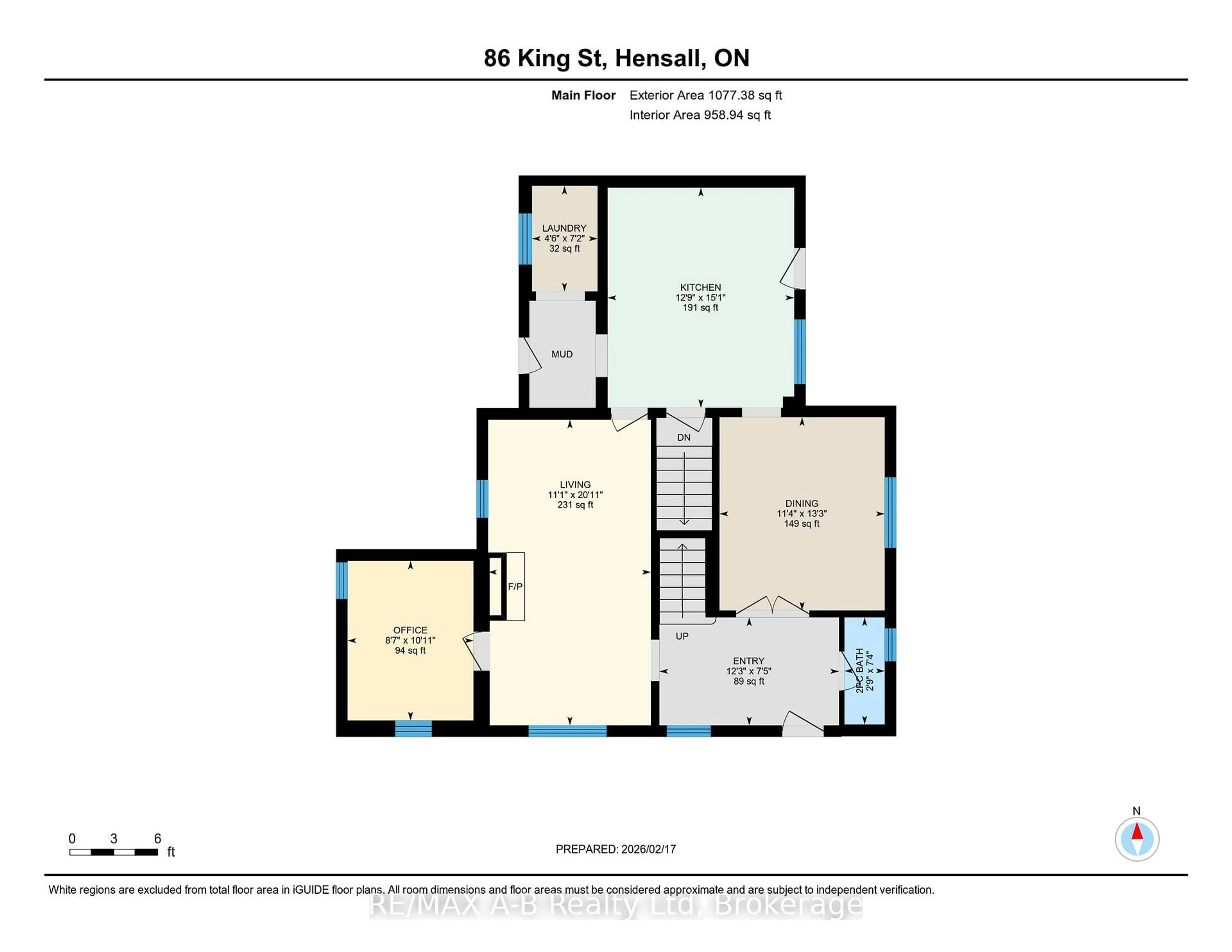 Floor plan for 86 King St, Bluewater Ontario N0M 1X0