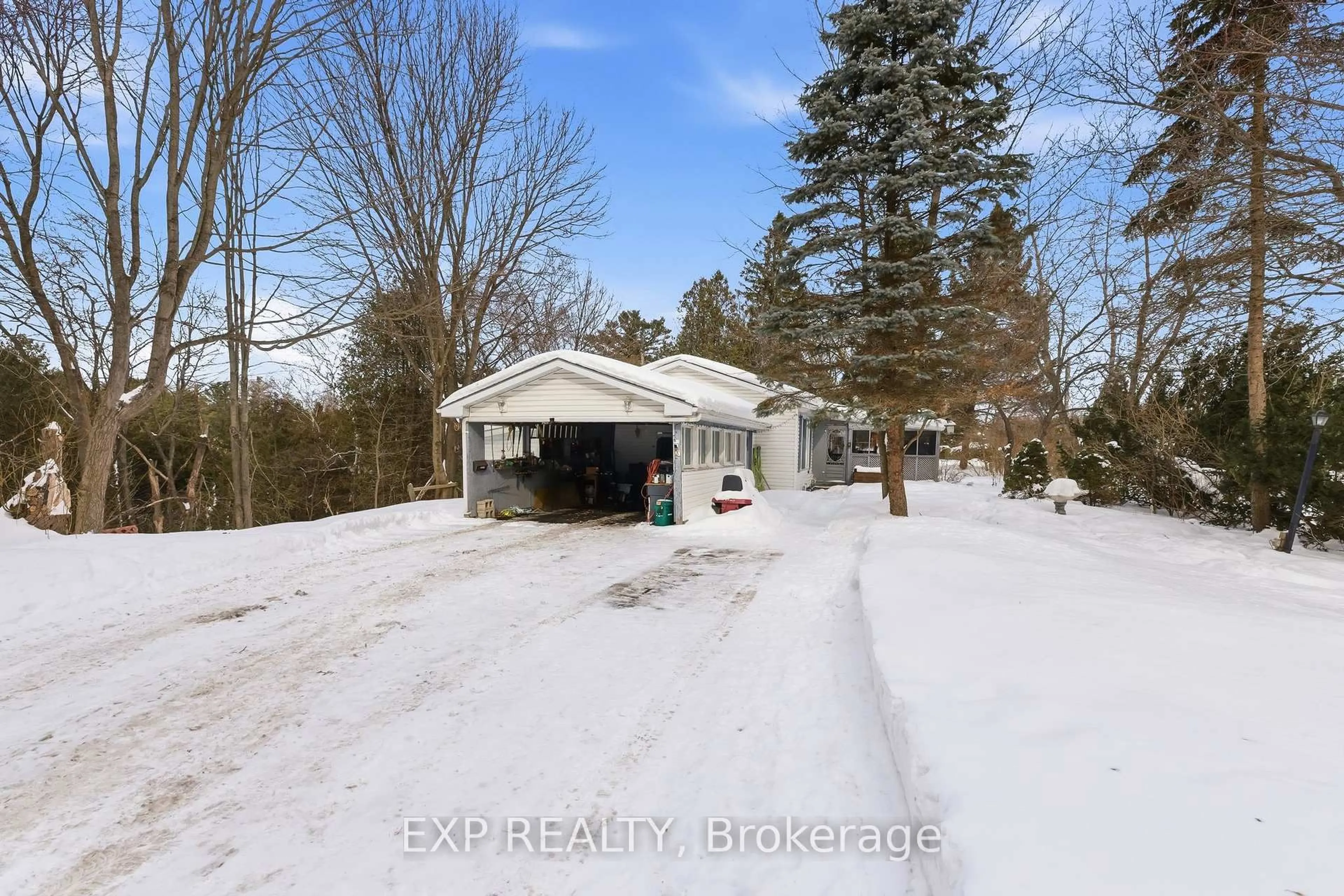 A pic from outside/outdoor area/front of a property/back of a property/a pic from drone, unknown for 4558 County Road 45, Hamilton Township Ontario K9A 4J9