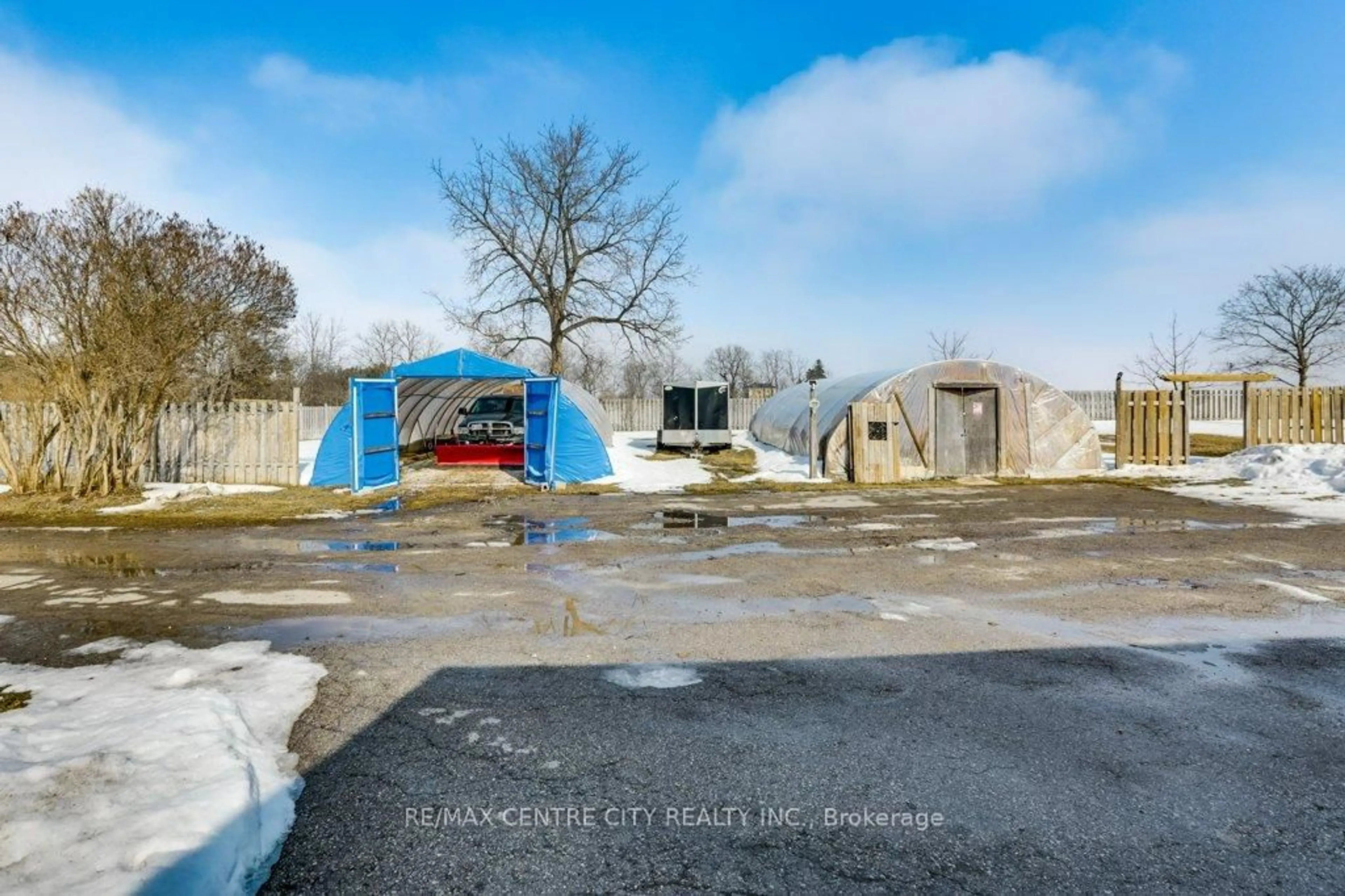 A pic from outside/outdoor area/front of a property/back of a property/a pic from drone, street for 34135 Talbot Line, Southwold Ontario N0L 2E0