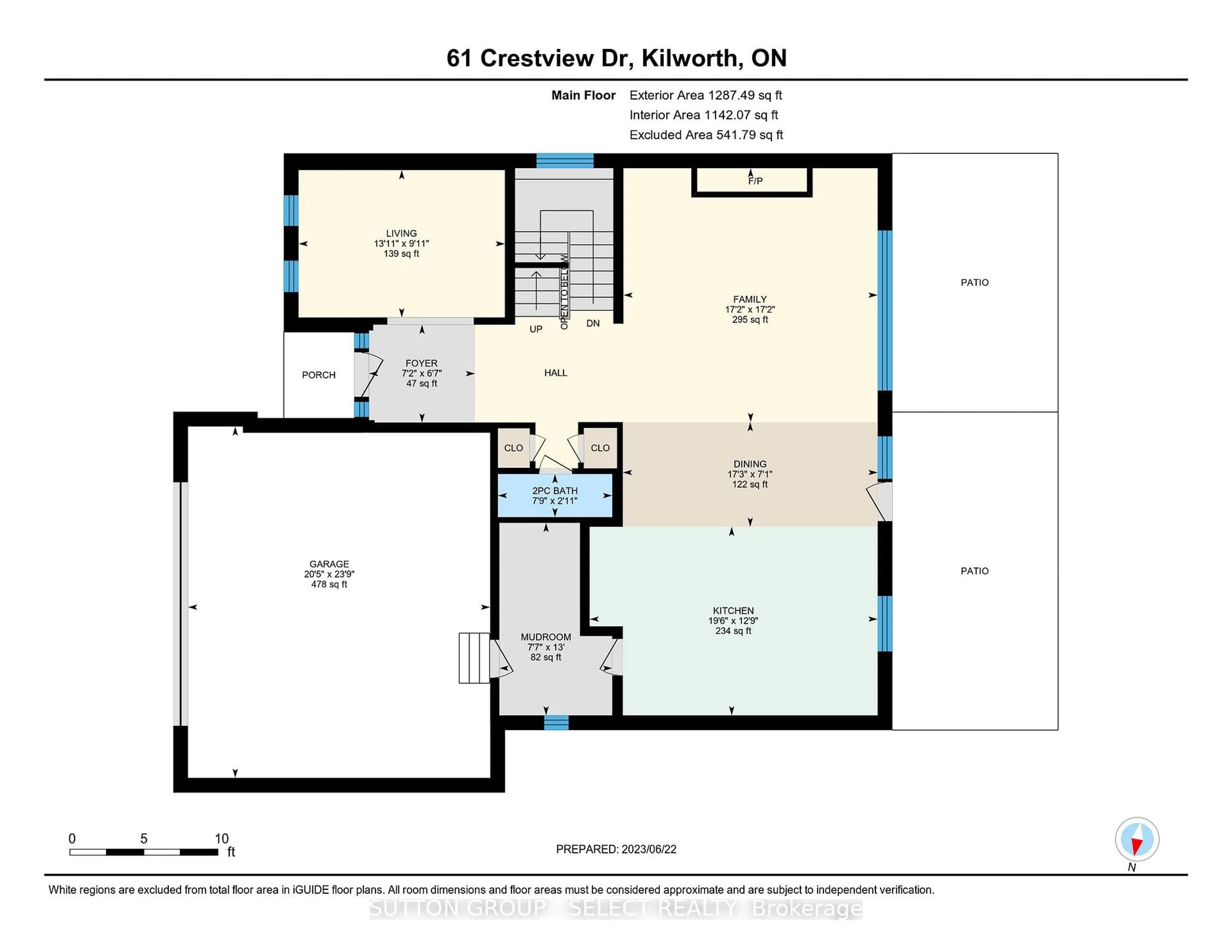 Floor plan for 61 CRESTVIEW Dr, Middlesex Centre Ontario N0L 1R0