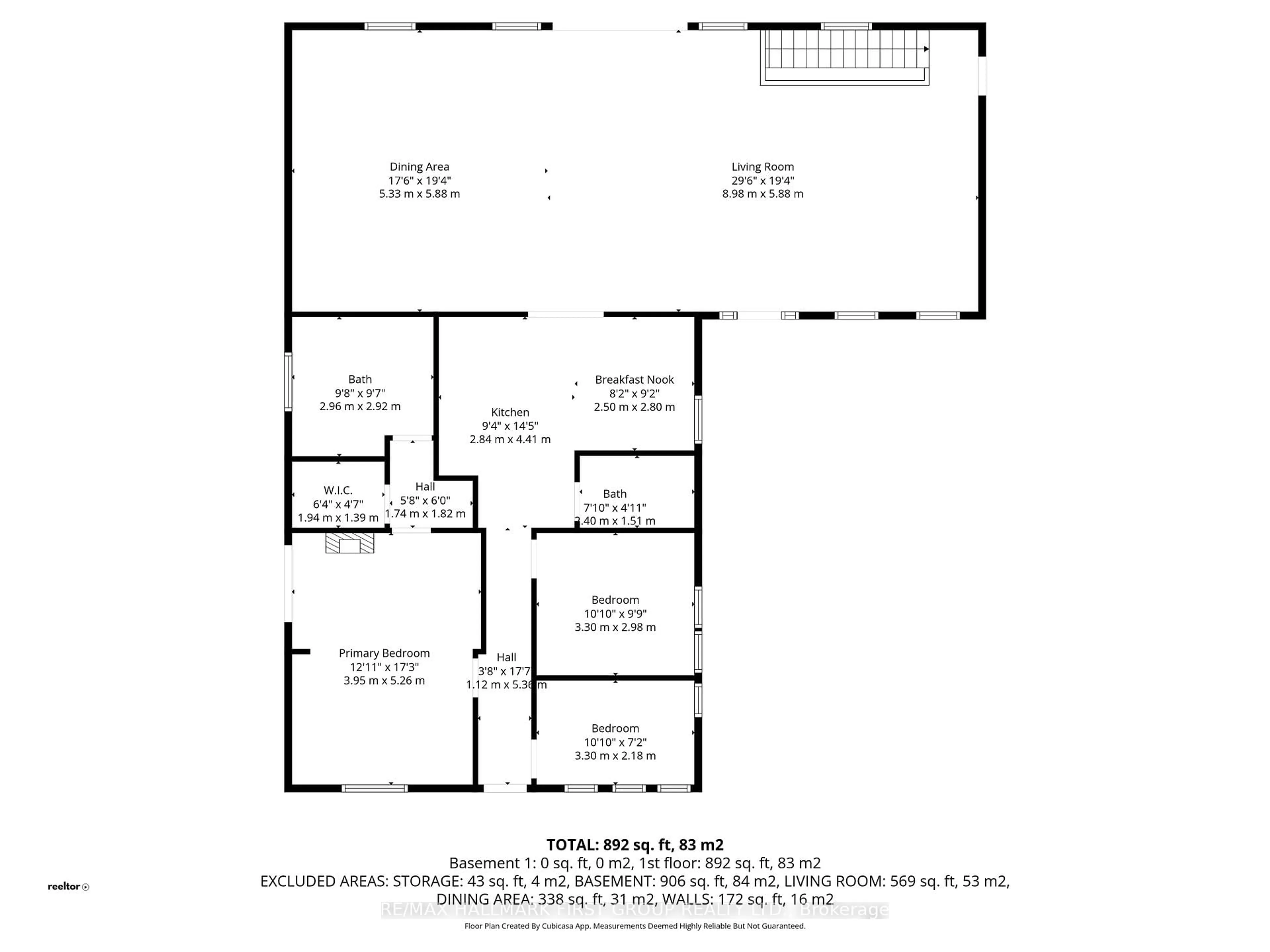 Floor plan for 7038 Lake St, Hamilton Township Ontario K0L 1E0