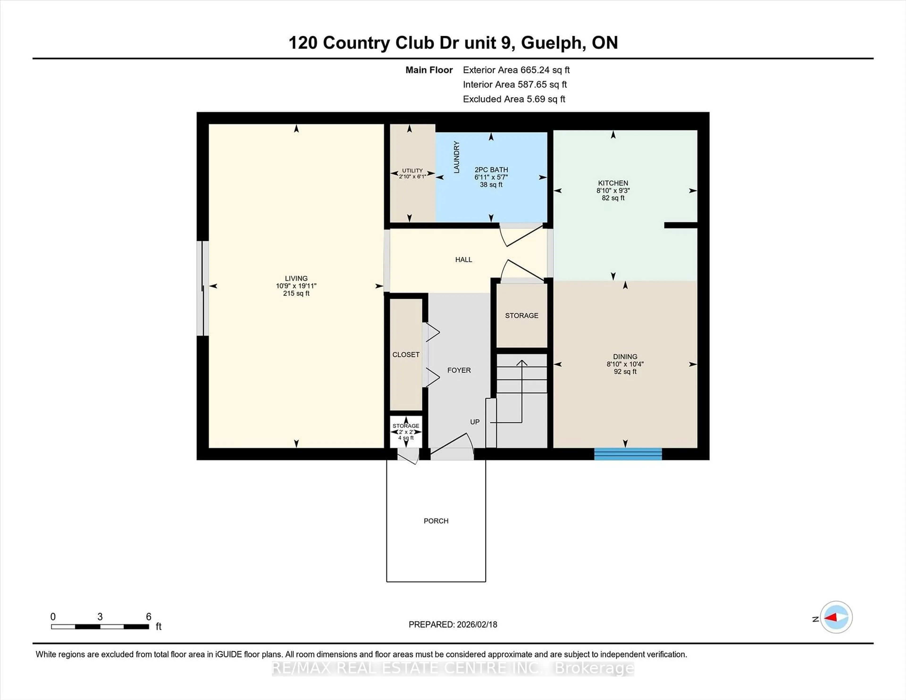Floor plan for 120 Country Club Dr #9, Guelph Ontario N1E 3K7
