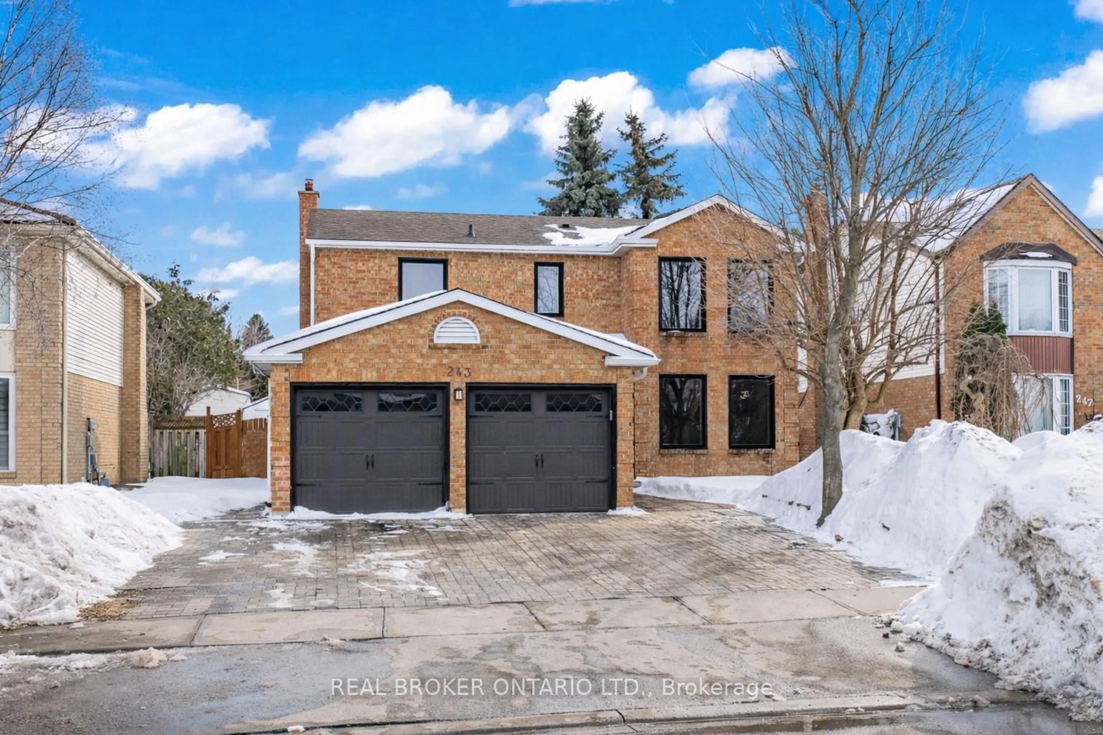 Home with brick exterior material, street for 243 Highview Dr, Kitchener Ontario N2N 2K3