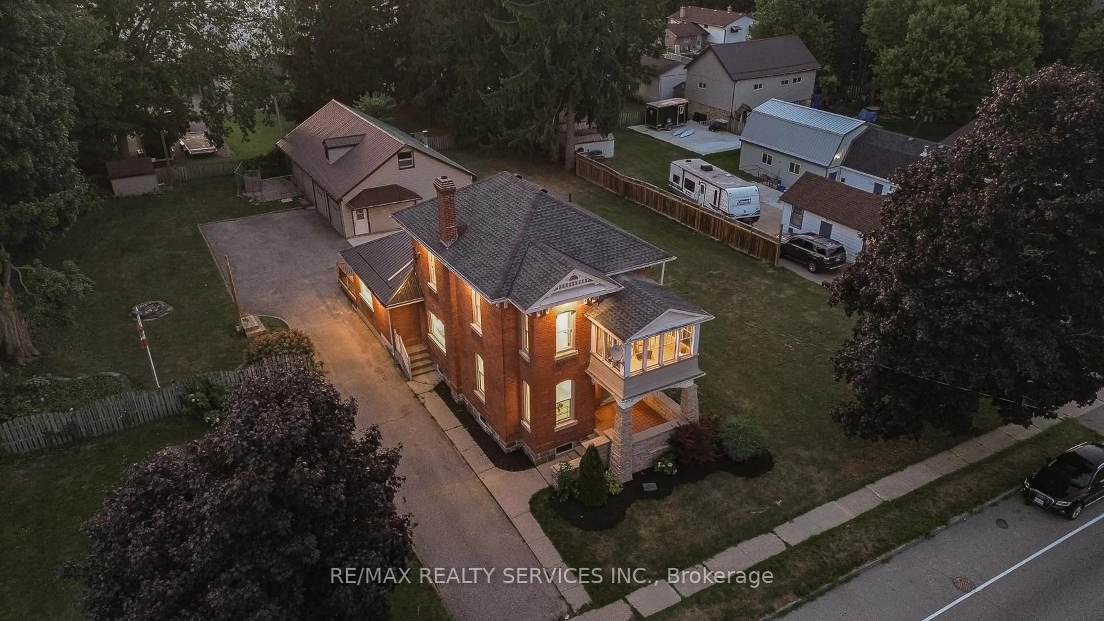 A pic from outside/outdoor area/front of a property/back of a property/a pic from drone, street for 152 Blandford St, East Zorra-Tavistock Ontario N0J 1M0