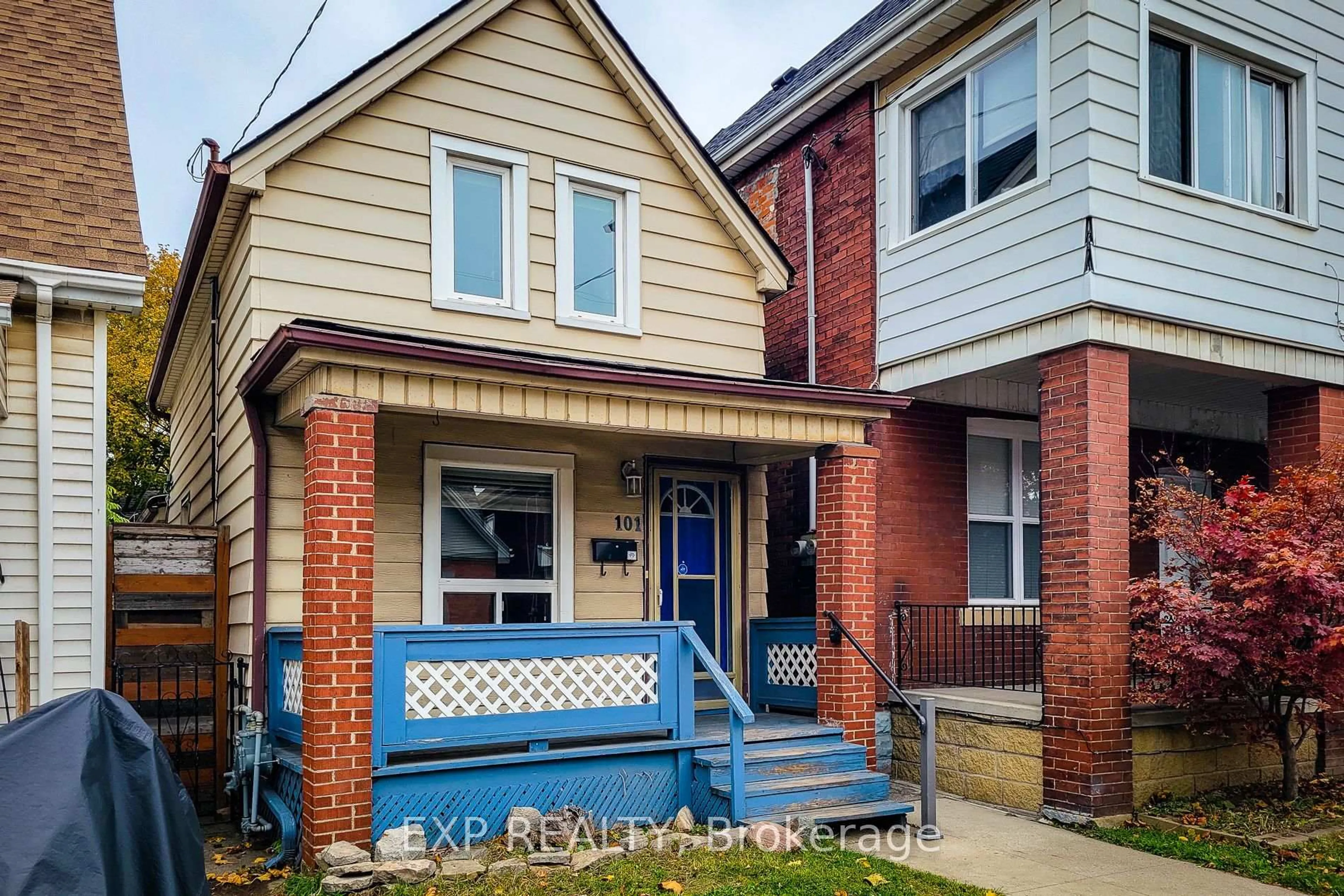 Home with brick exterior material, street for 101 Sherman Ave, Hamilton Ontario L8L 6M3