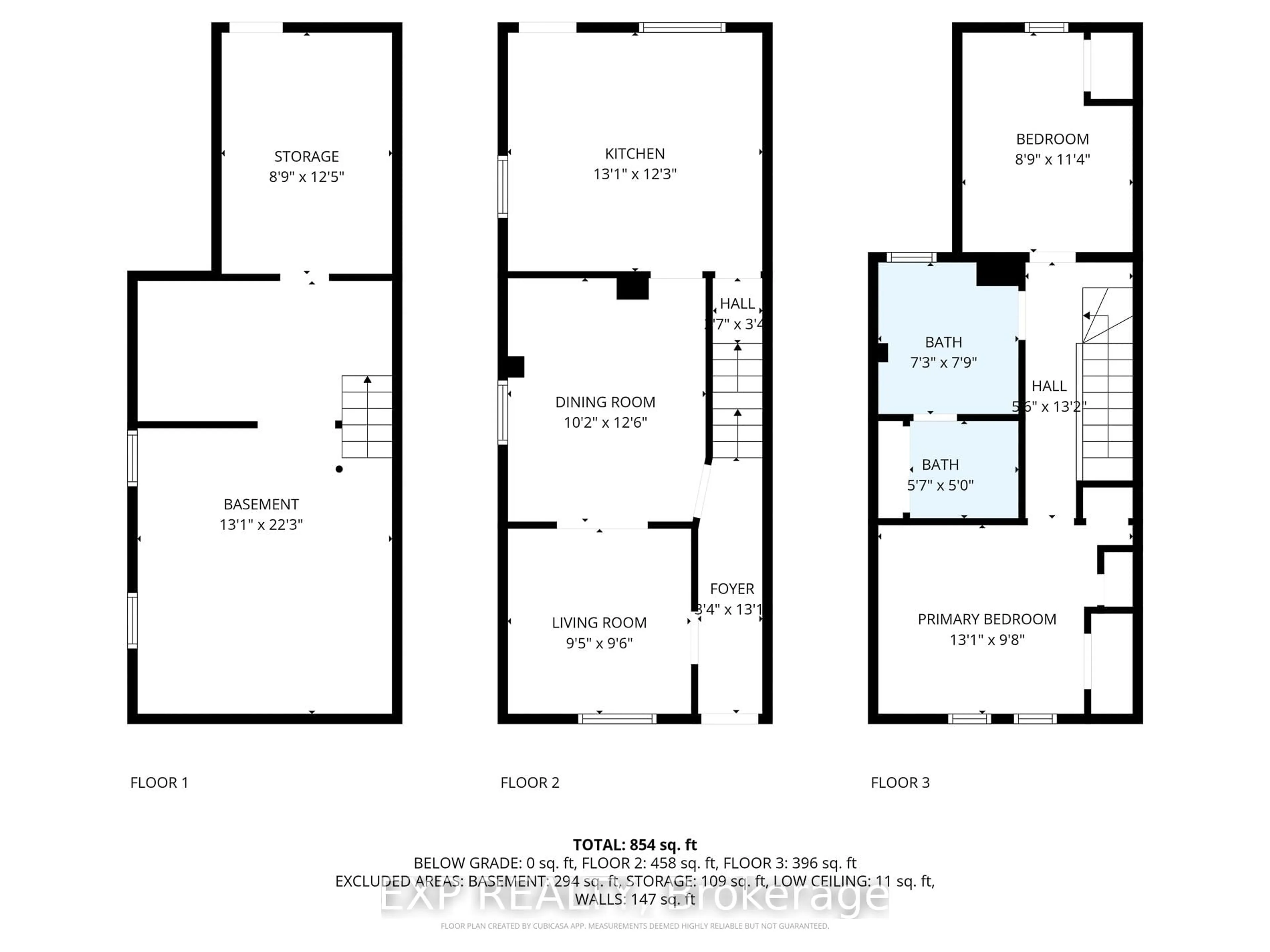 Floor plan for 101 Sherman Ave, Hamilton Ontario L8L 6M3