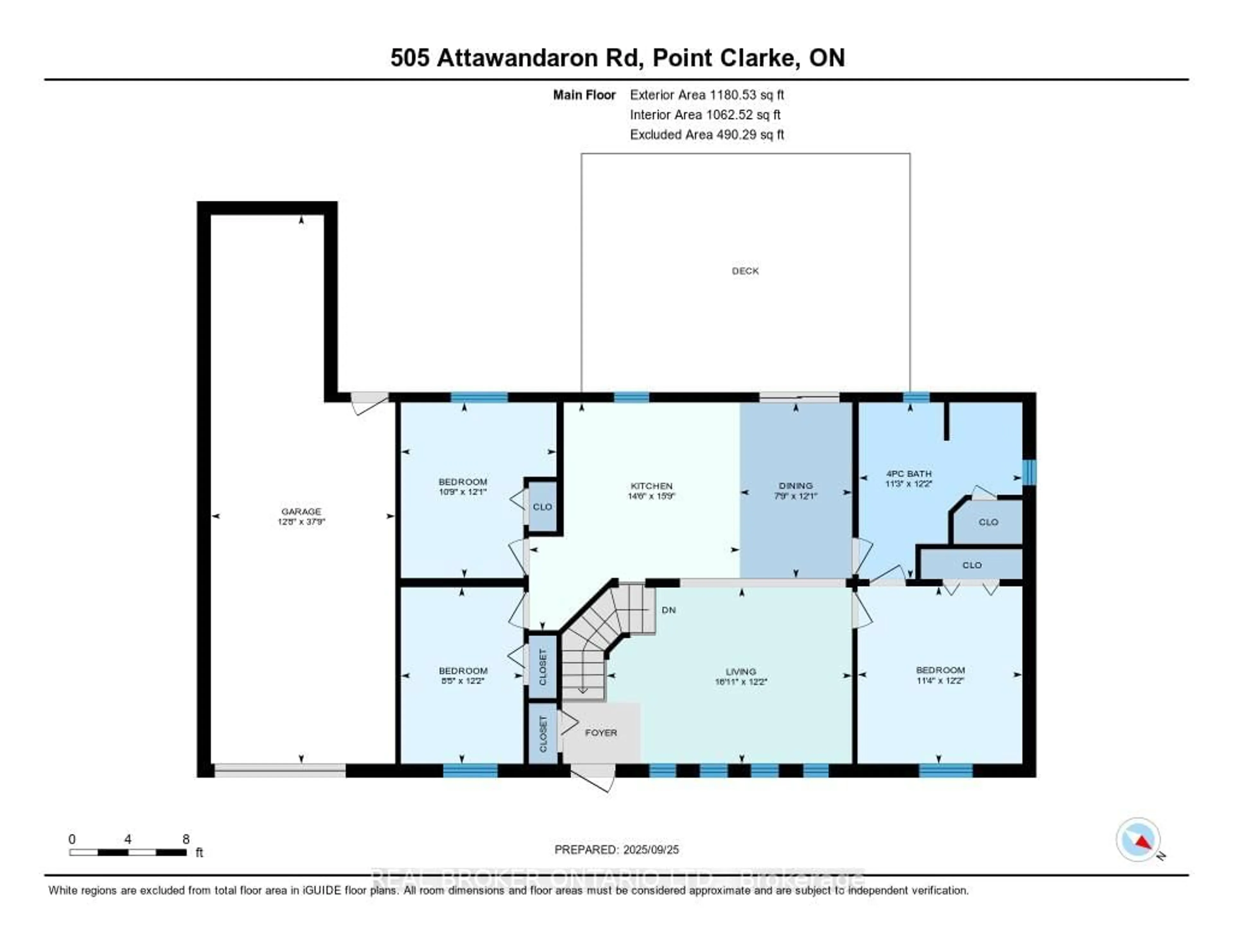 Floor plan for 505 Attawandaron Rd, Huron-Kinloss Ontario N0G 2R0