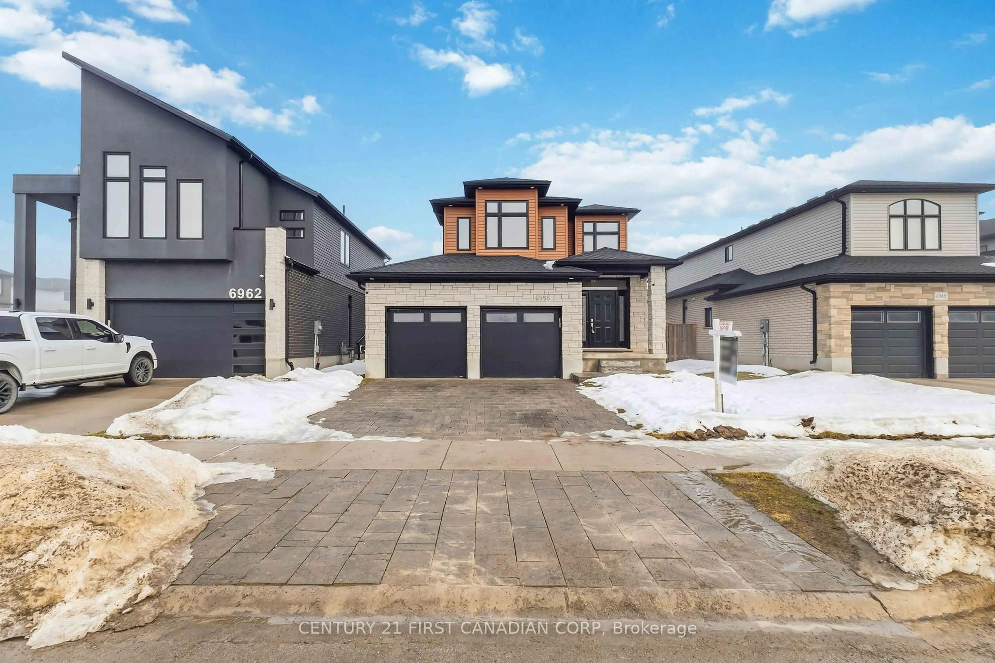 Home with brick exterior material, street for 6956 Raleigh Blvd, London South Ontario N6P 0E4