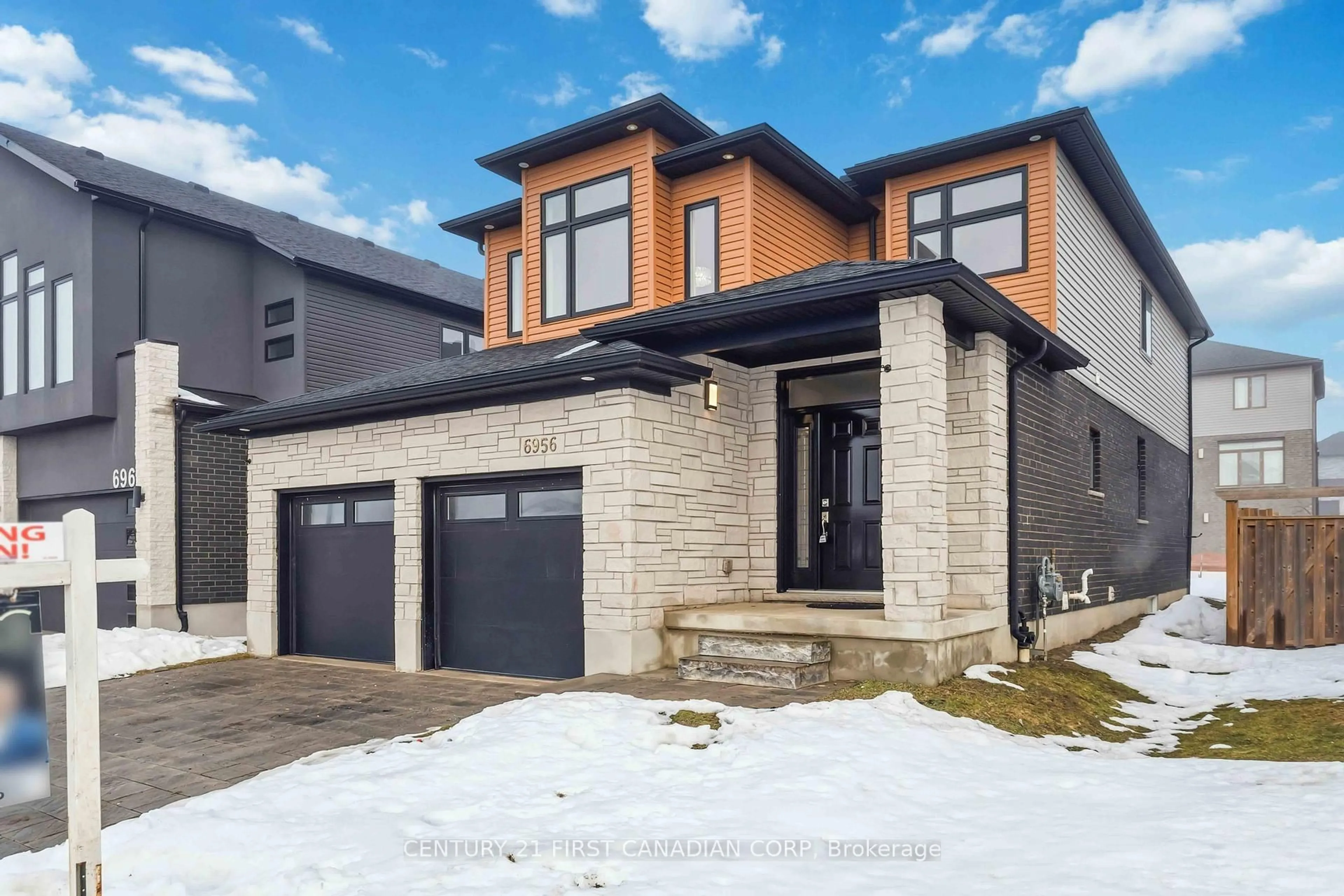 Home with brick exterior material, street for 6956 Raleigh Blvd, London South Ontario N6P 0E4