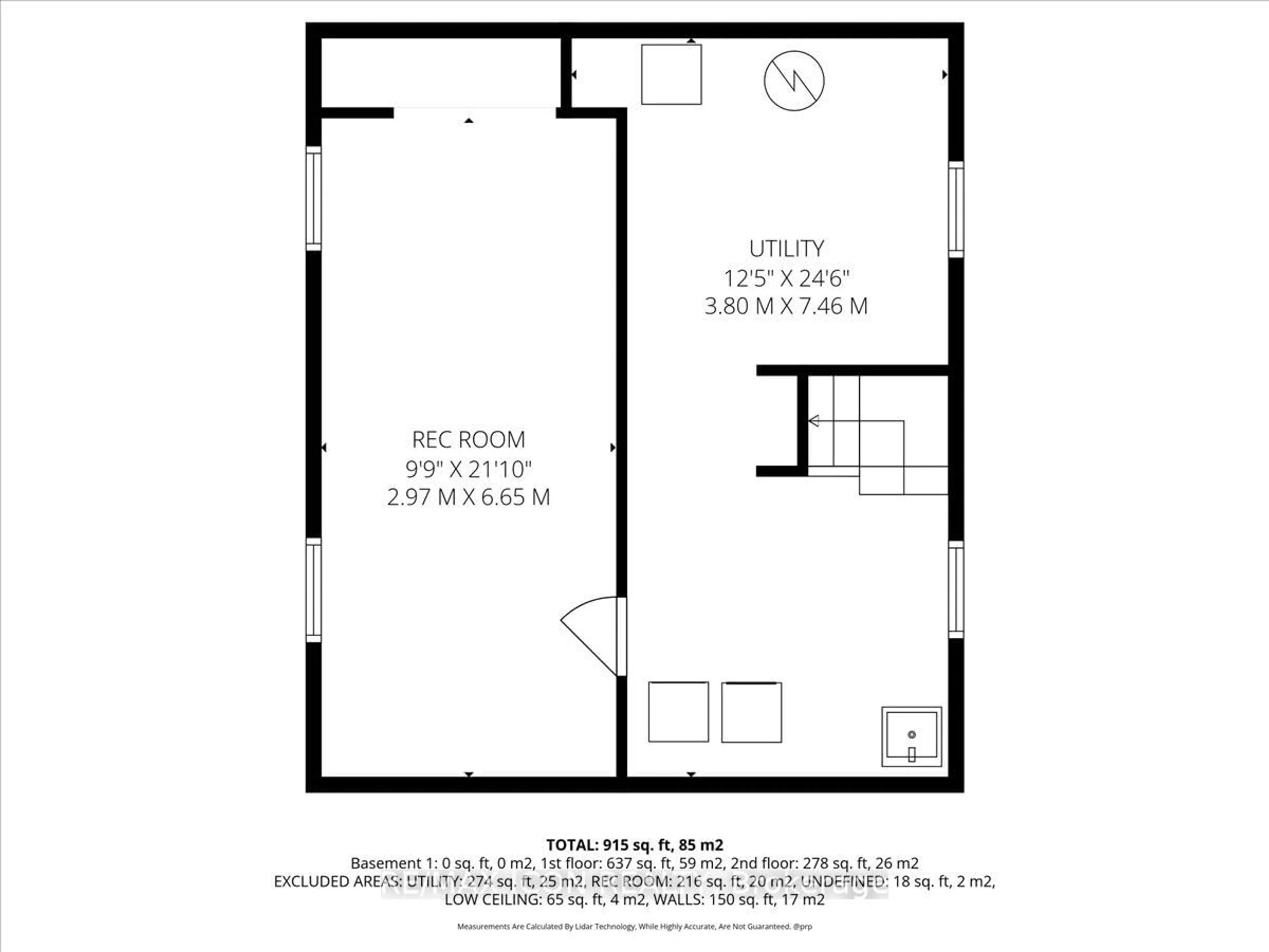 Floor plan for 547 Wellington St, Kitchener Ontario N2H 5L6