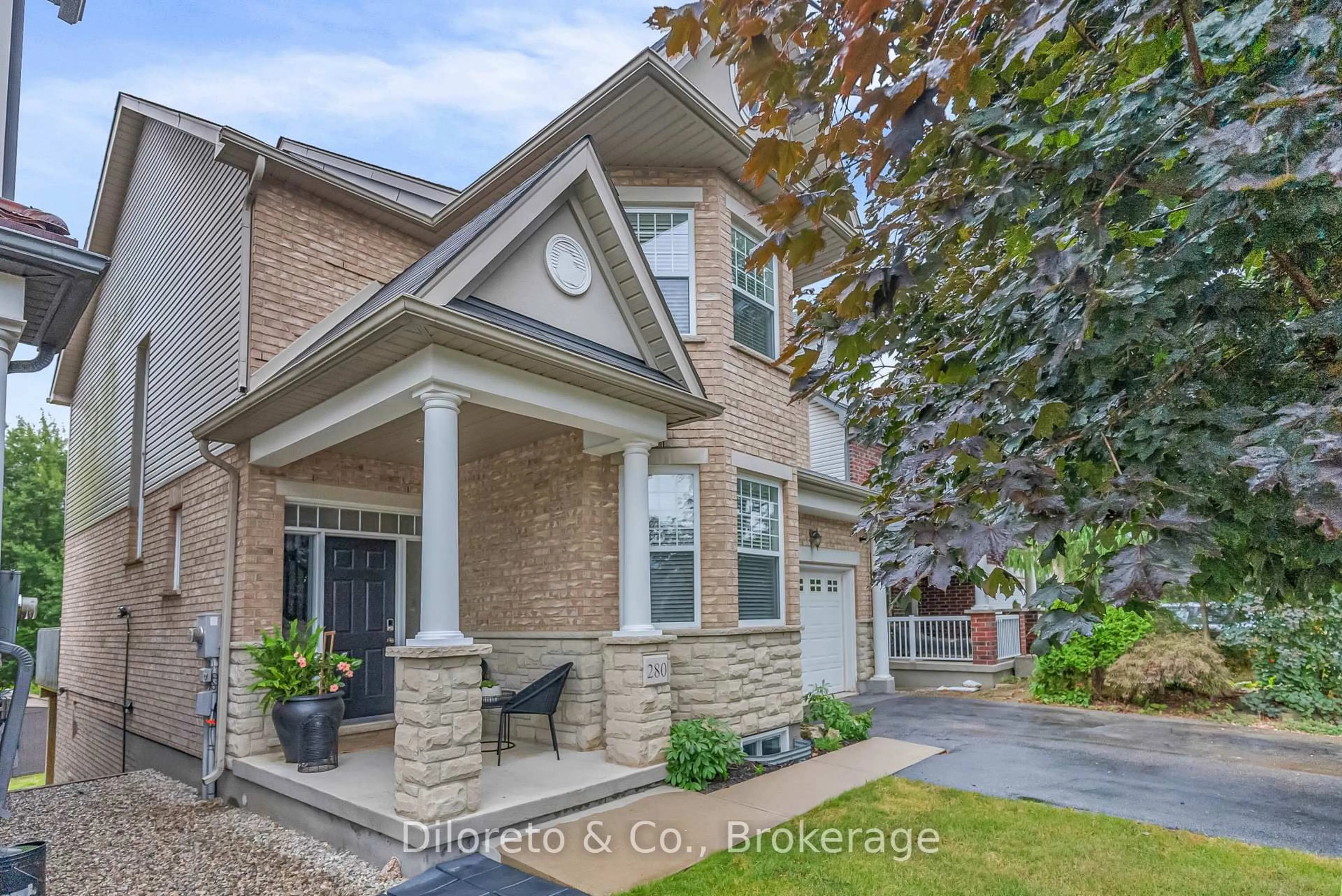 Home with brick exterior material, street for 280 Carrington Dr, Guelph Ontario N1G 0G9