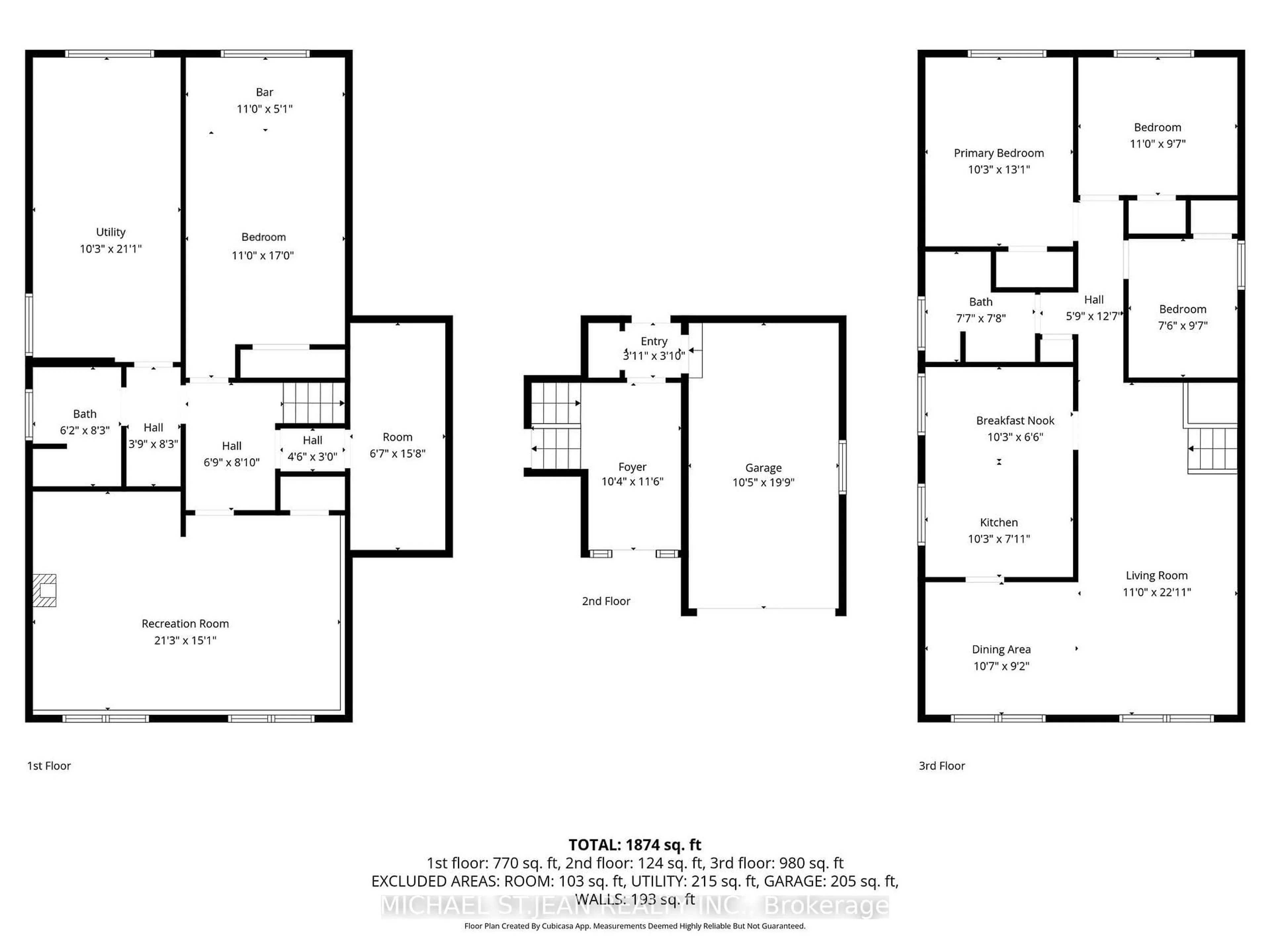 Floor plan for 11 Glenmurray Crt, Hamilton Ontario L8K 5Y3