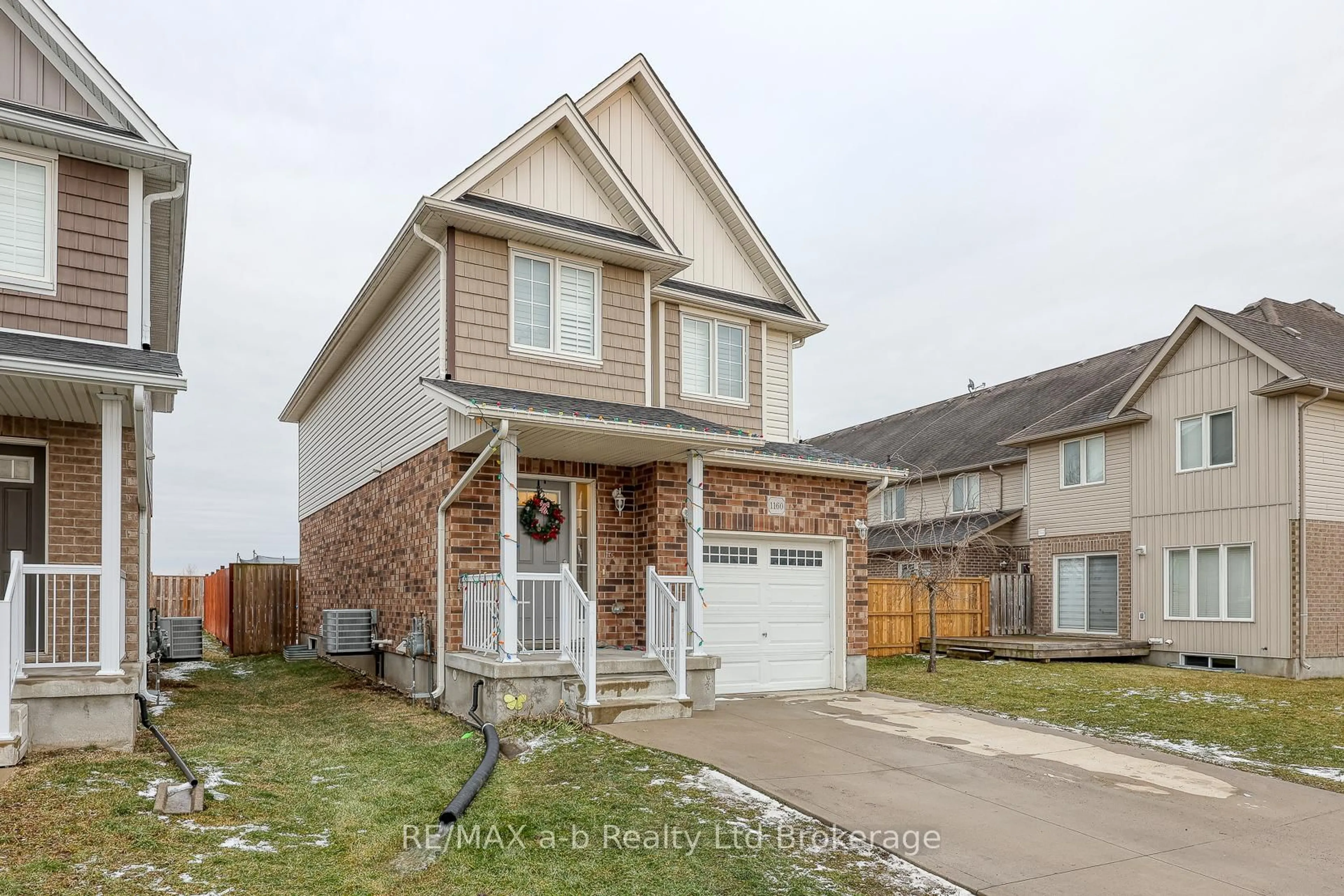 Home with brick exterior material, street for 1160 Caen Ave, Woodstock Ontario N4T 0G3