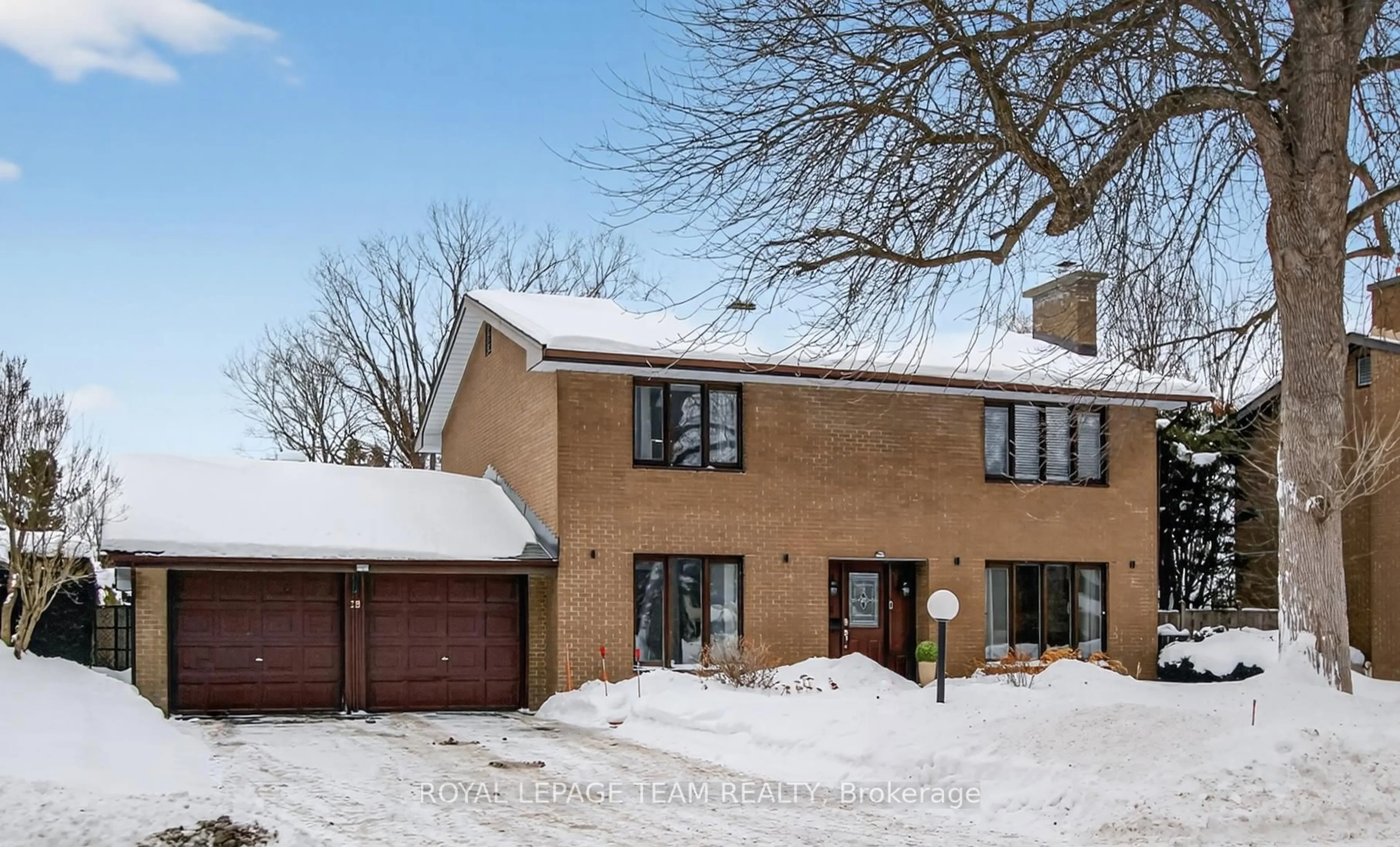 Home with brick exterior material, street for 18 Pentland Cres, Ottawa Ontario K2K 1V5