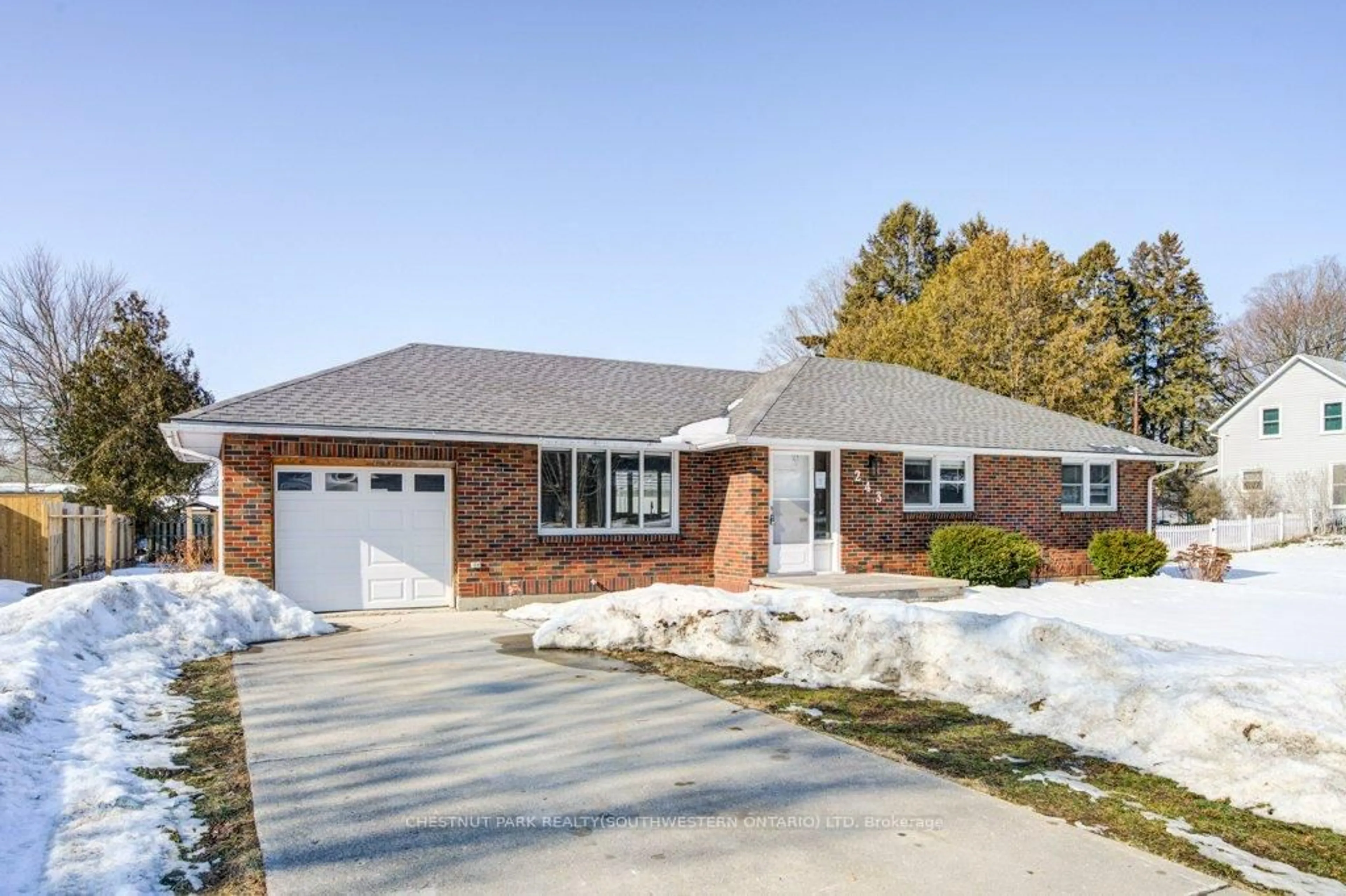 Home with brick exterior material, street for 243 King St, Ingersoll Ontario N5C 1H4