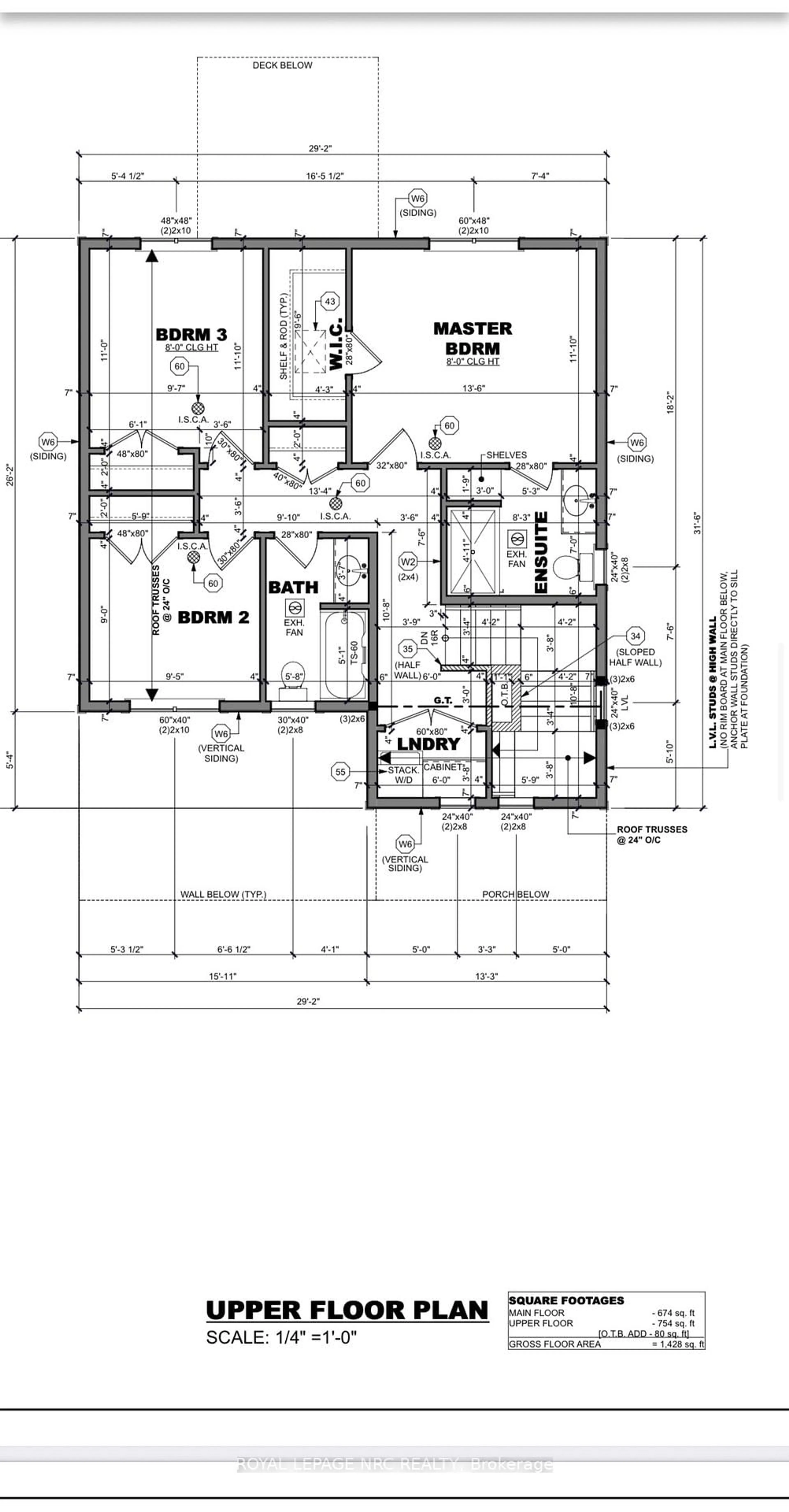 Floor plan for lot 1 Ash St, Niagara Falls Ontario 11111