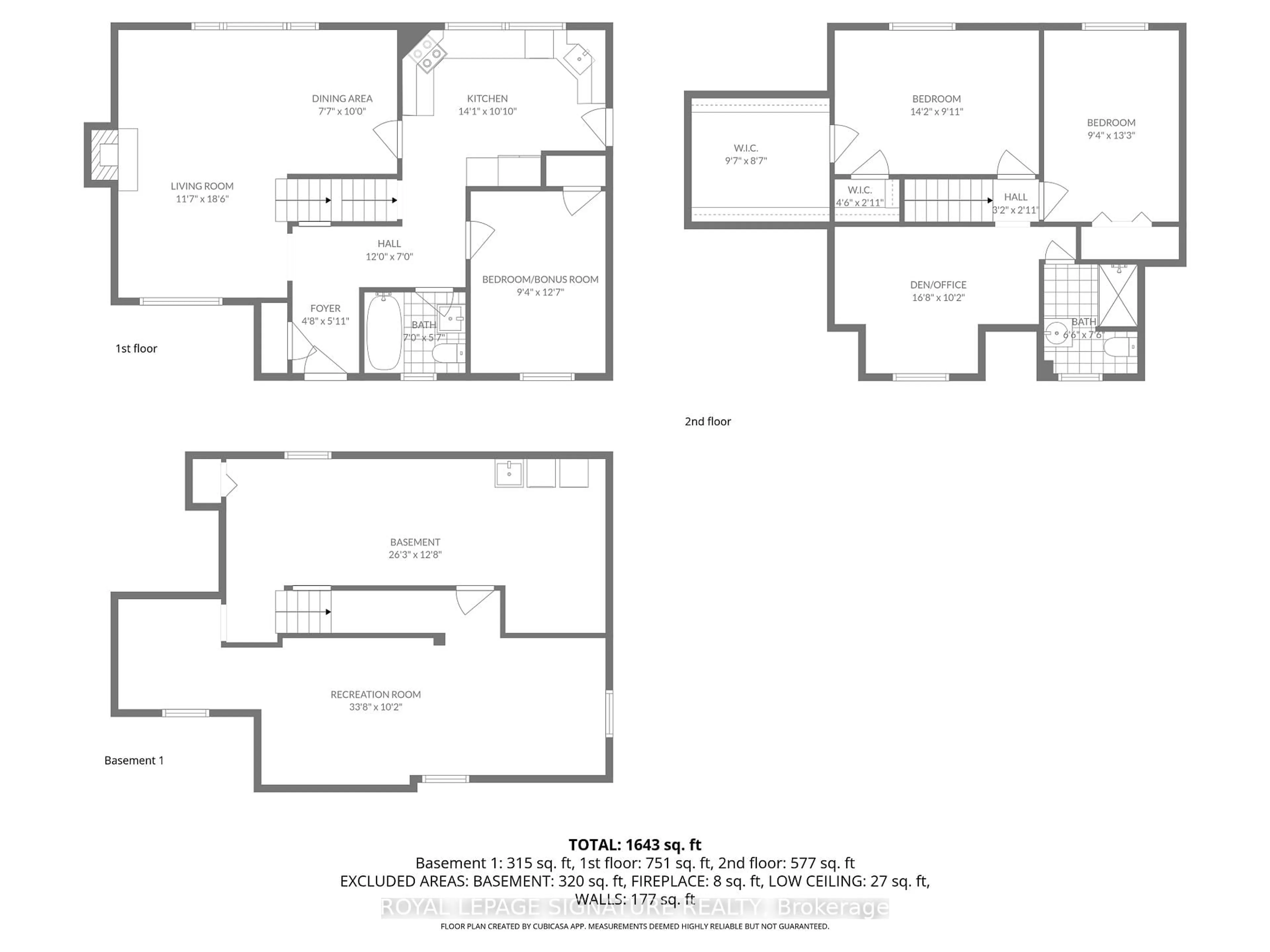 Floor plan for 164 Jackson Ave, Kitchener Ontario N2H 3P4