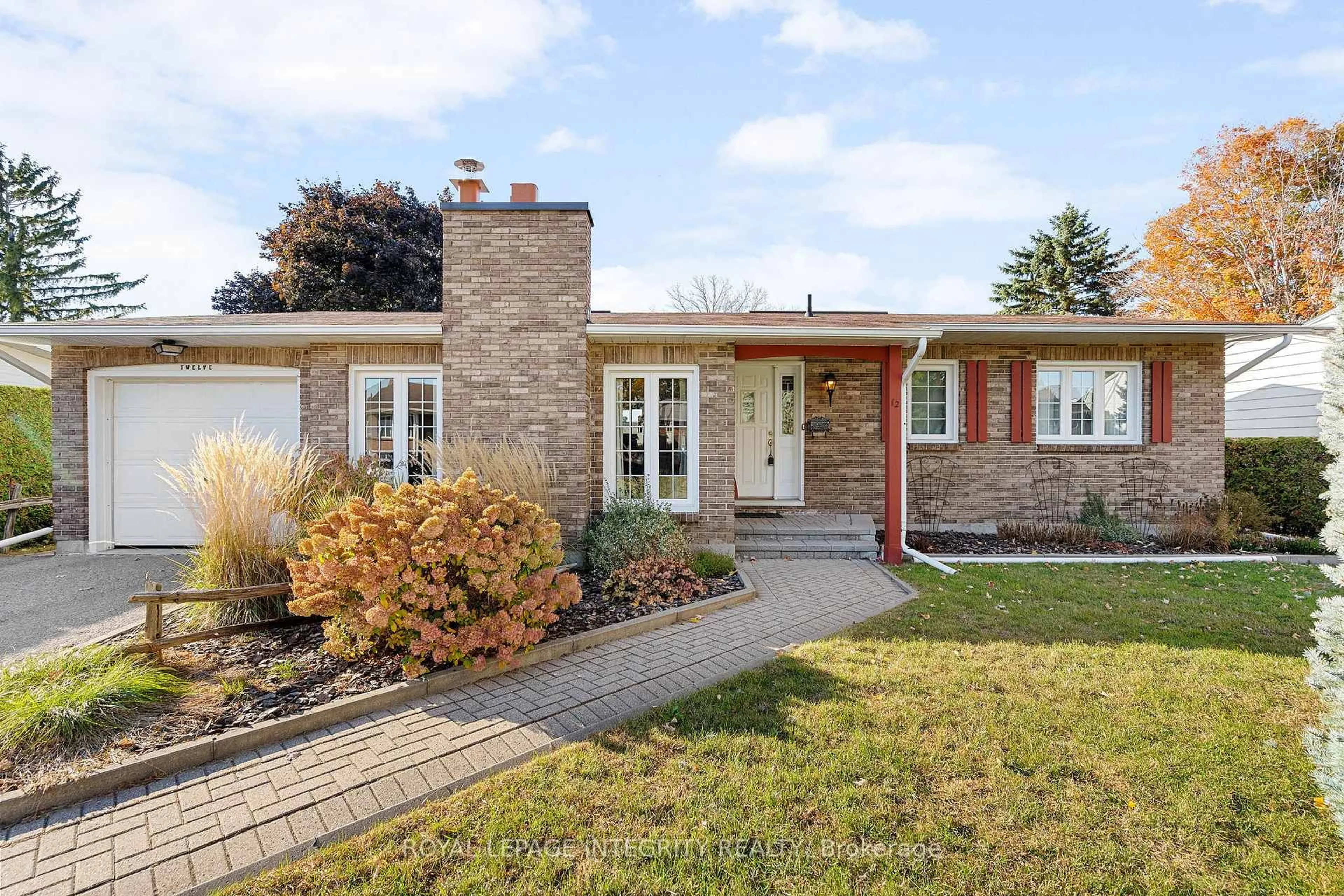 Home with brick exterior material, street for 12 Wynford Ave, Ottawa Ontario K2G 3Z3