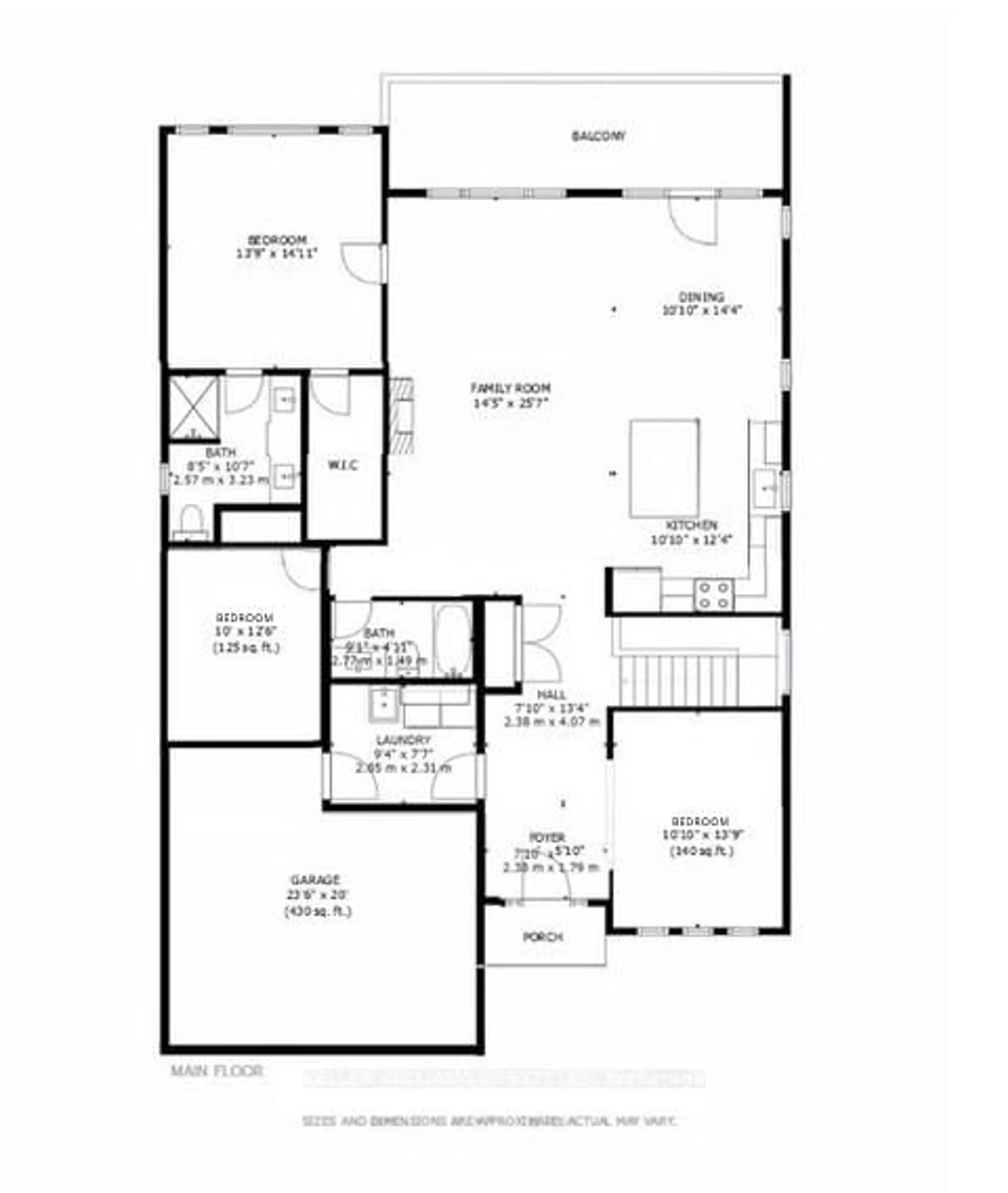 Floor plan for 1934 Wateroak Dr, London North Ontario N6G 0M7