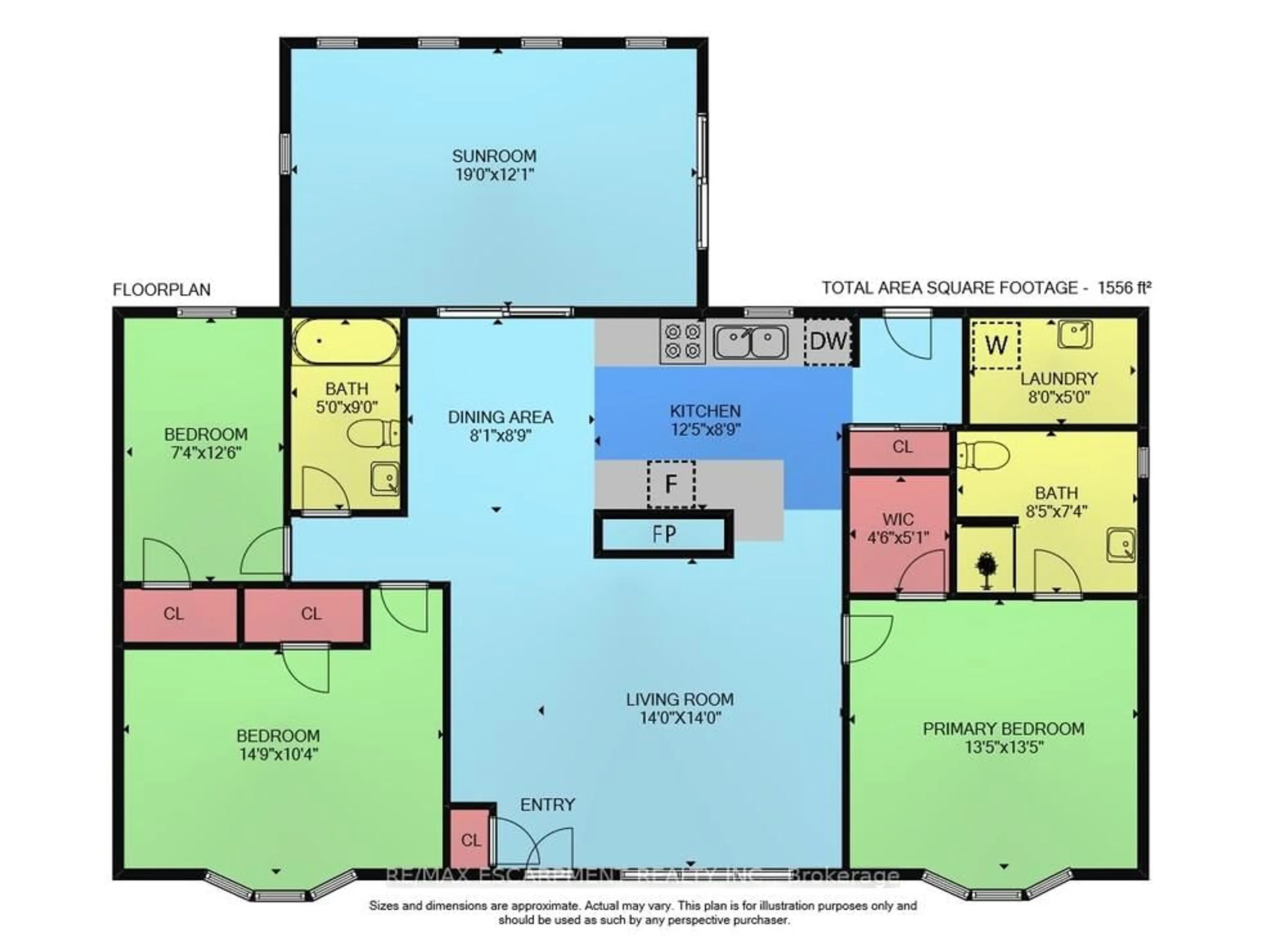 Floor plan for 3033 Townline Rd #343, Fort Erie Ontario L0S 1S1