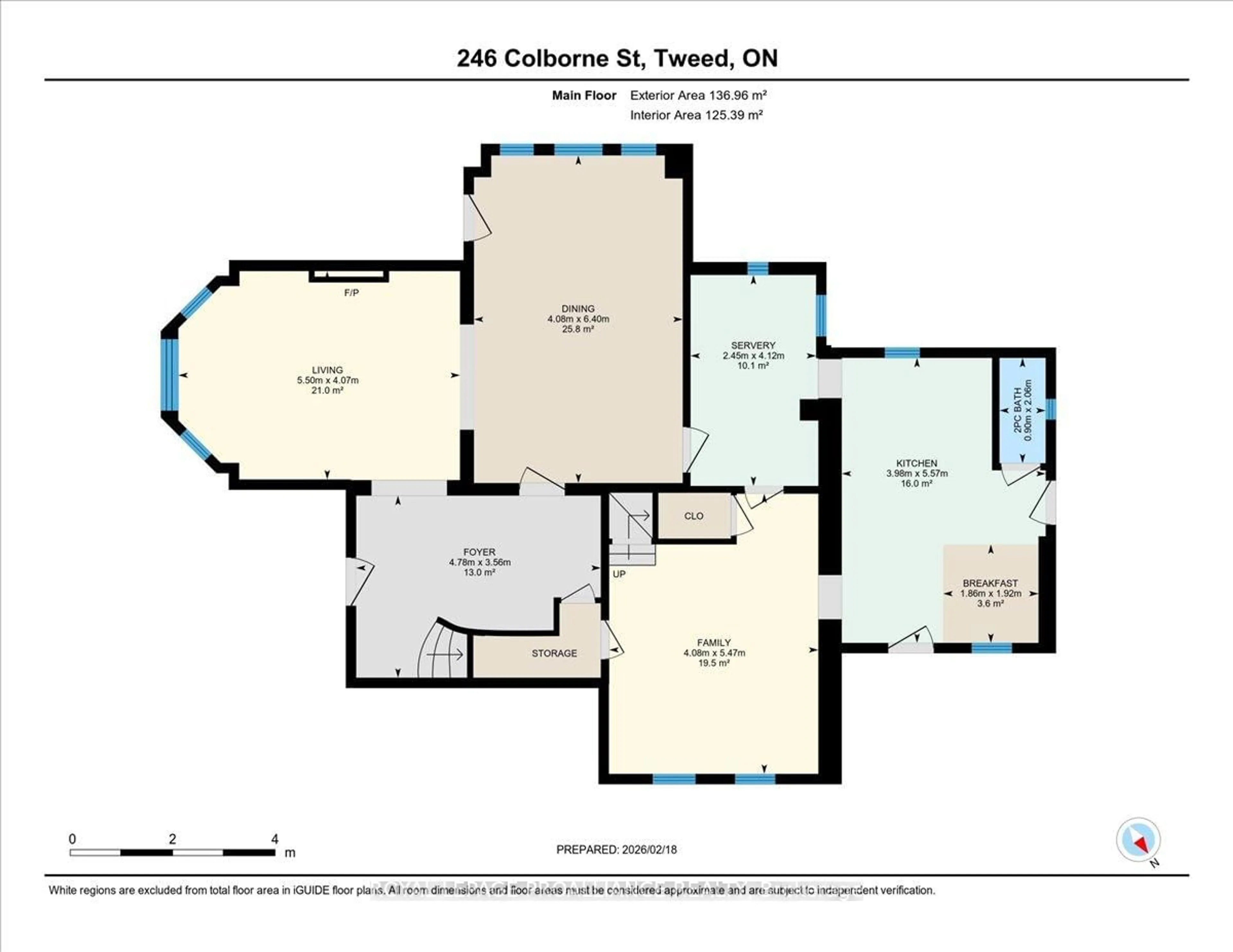 Floor plan for 246 Colborne St, Tweed Ontario K0K 3J0