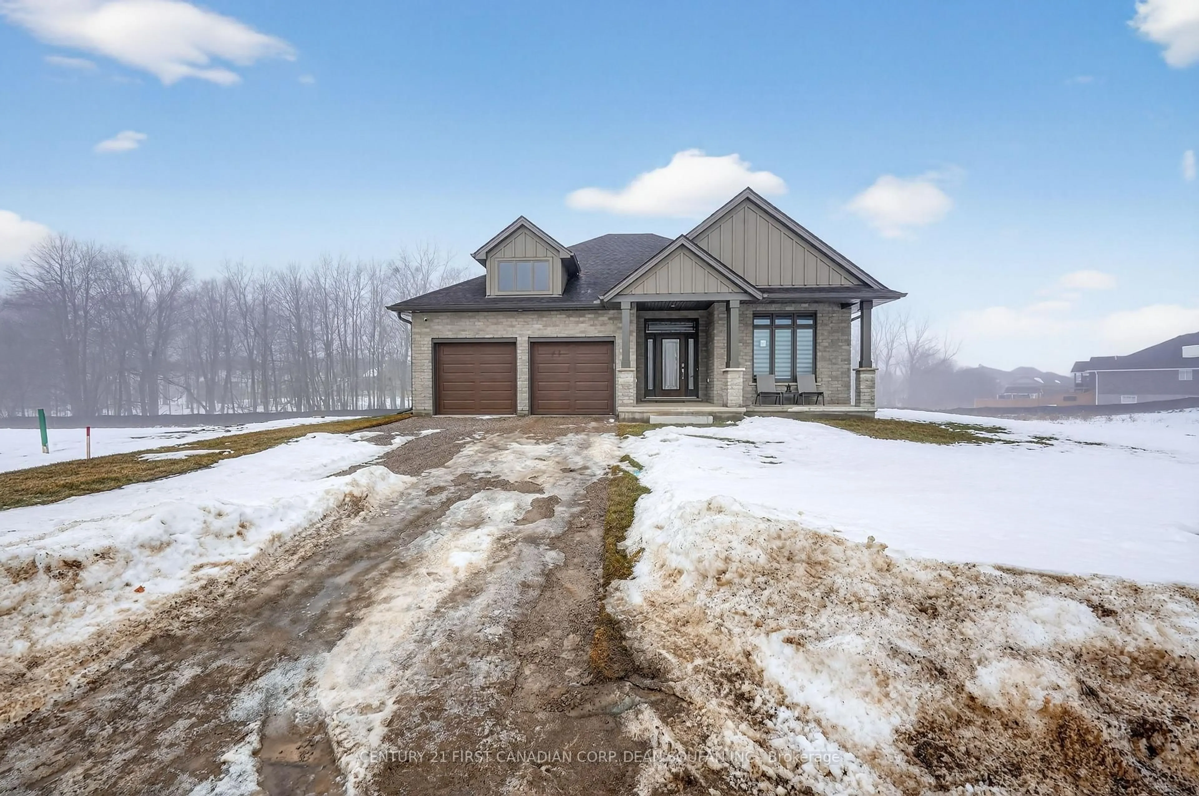 Home with brick exterior material, street for 44 Muirfield Dr, St. Thomas Ontario N5R 0R9