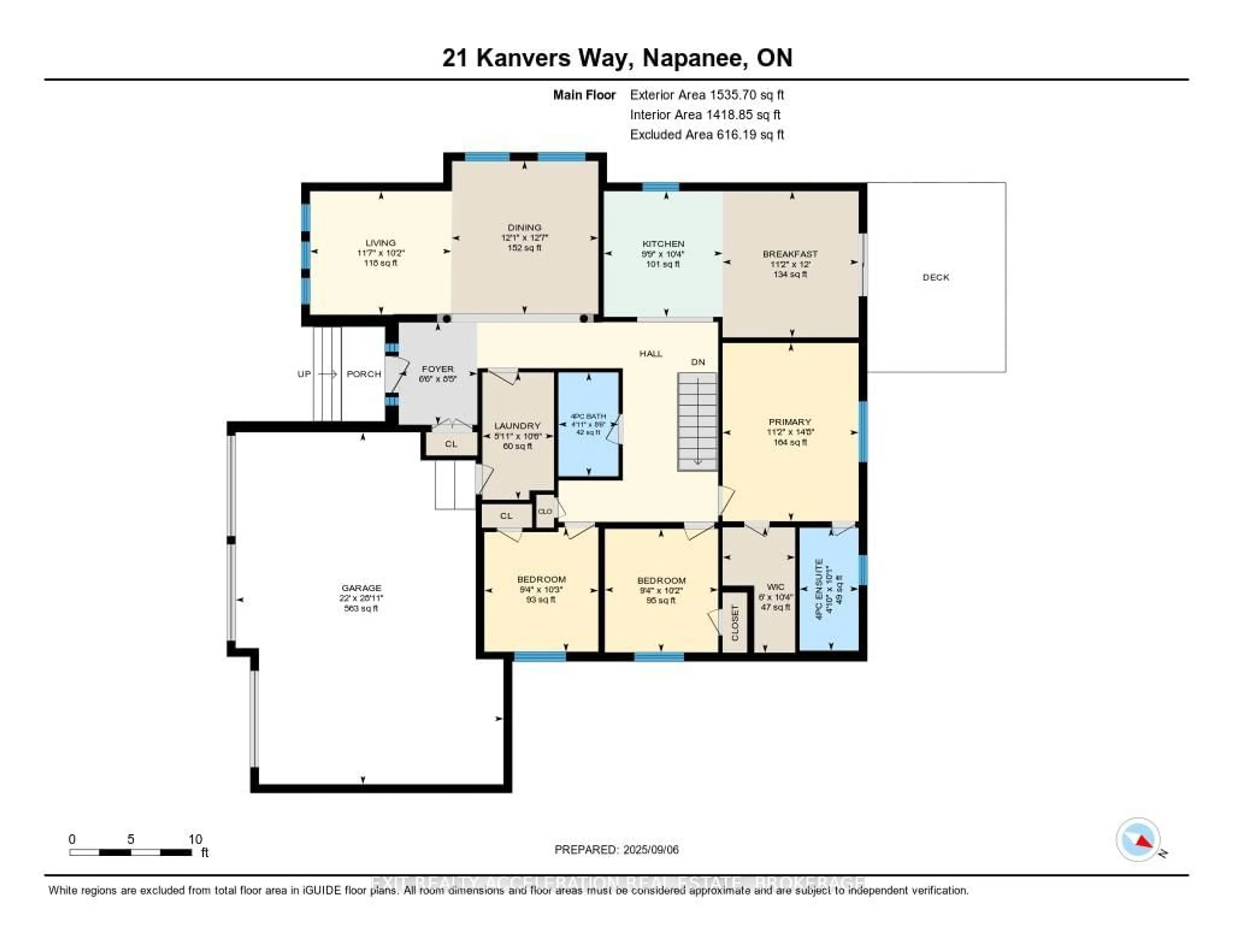 Floor plan for 21 Kanvers Way, Greater Napanee Ontario K7R 3X6