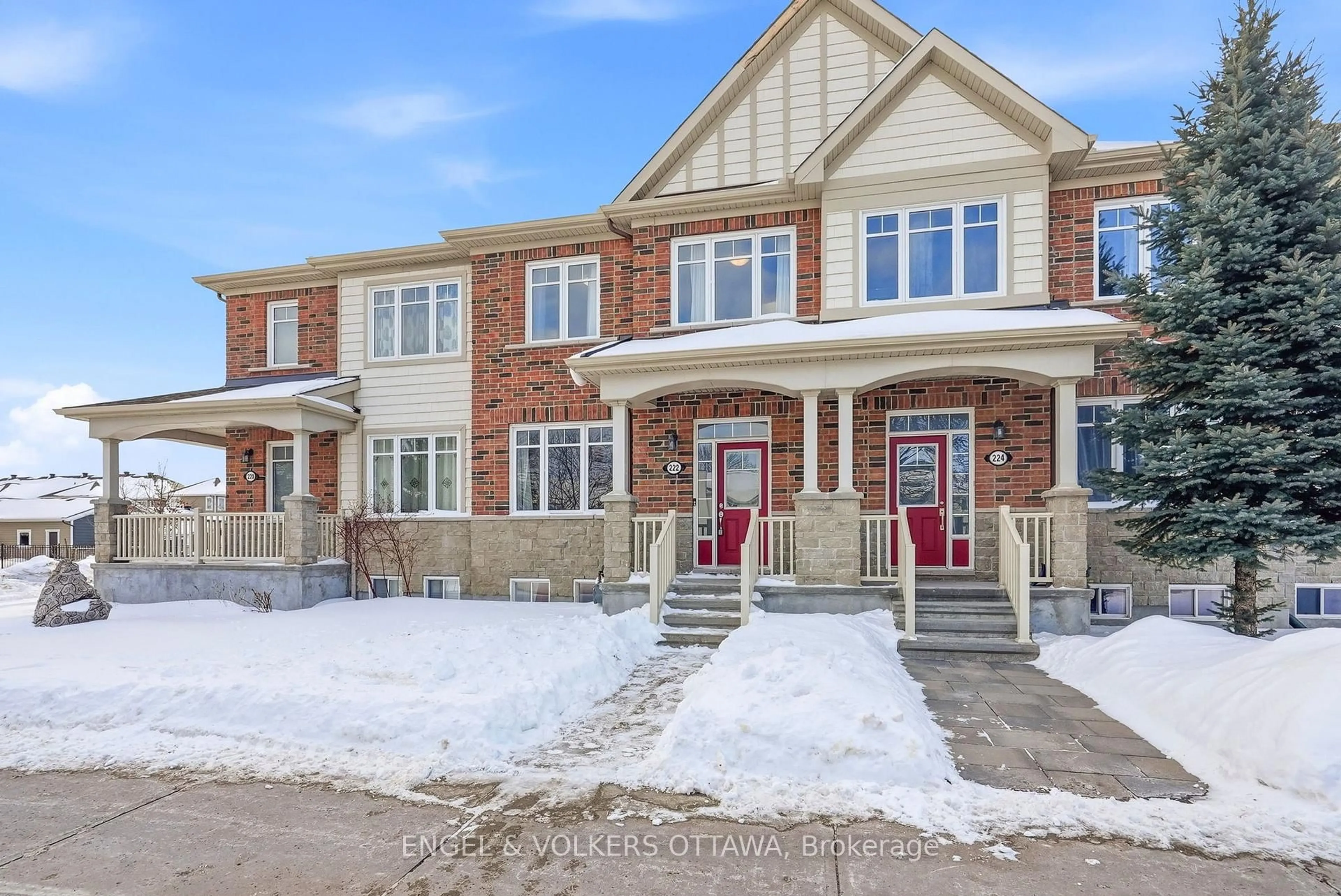 Home with brick exterior material, street for 222 Longfields Dr, Ottawa Ontario K2J 5Y7
