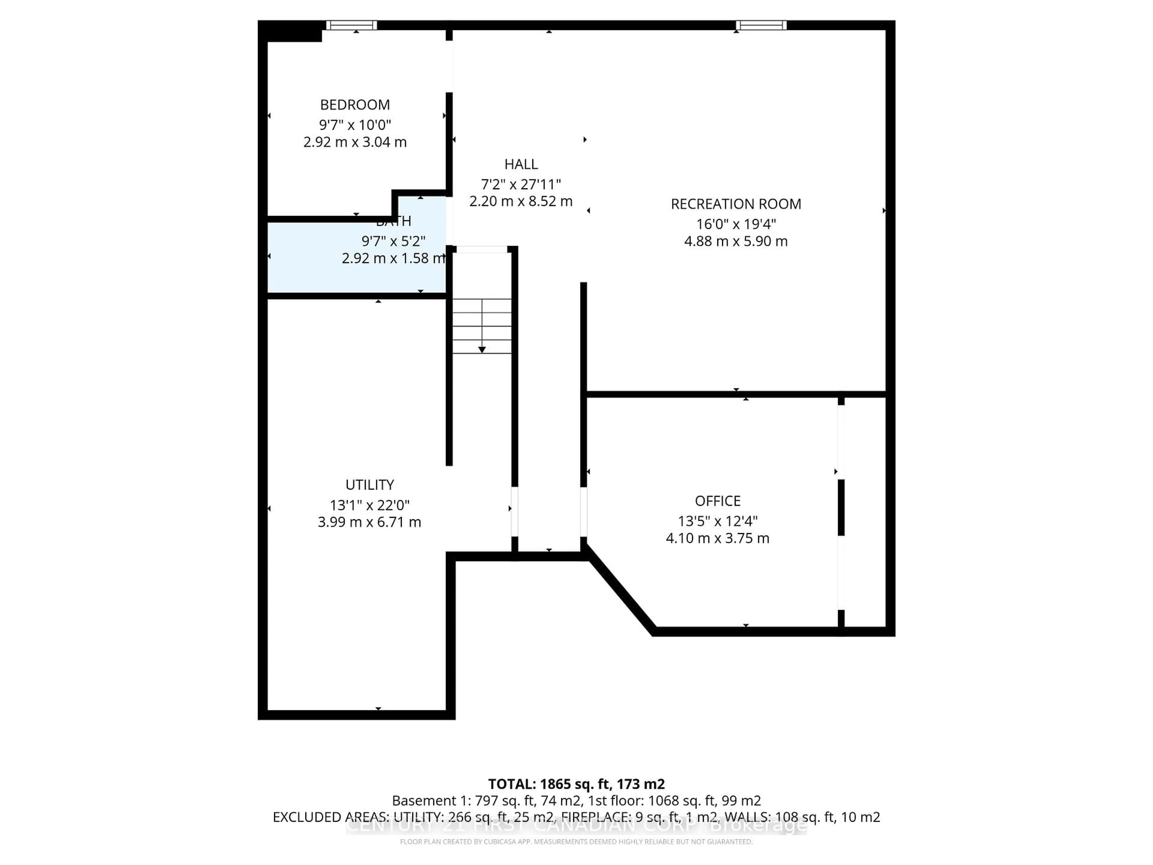 Floor plan for 861 Shelborne St #9, London South Ontario N5Z 5C5