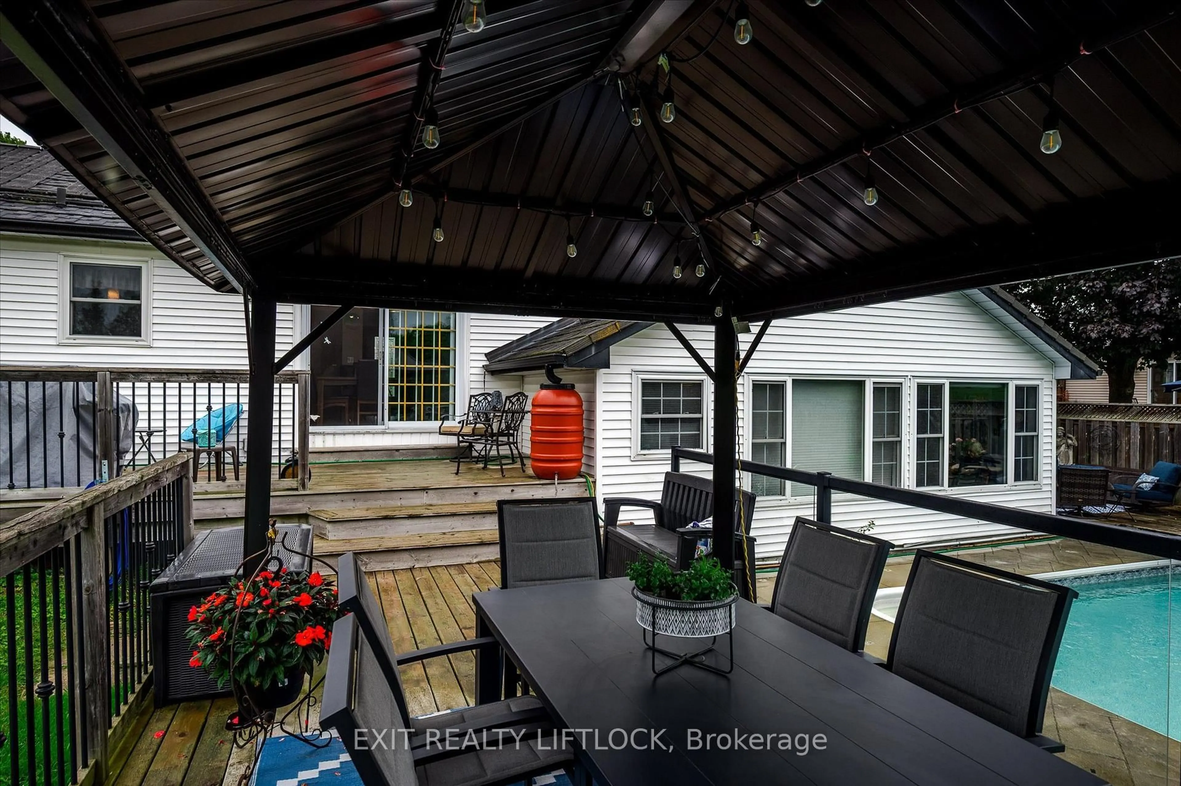 Patio, water/lake/river/ocean view for 1437 Stewart Line, Cavan Monaghan Ontario L0A 1C0