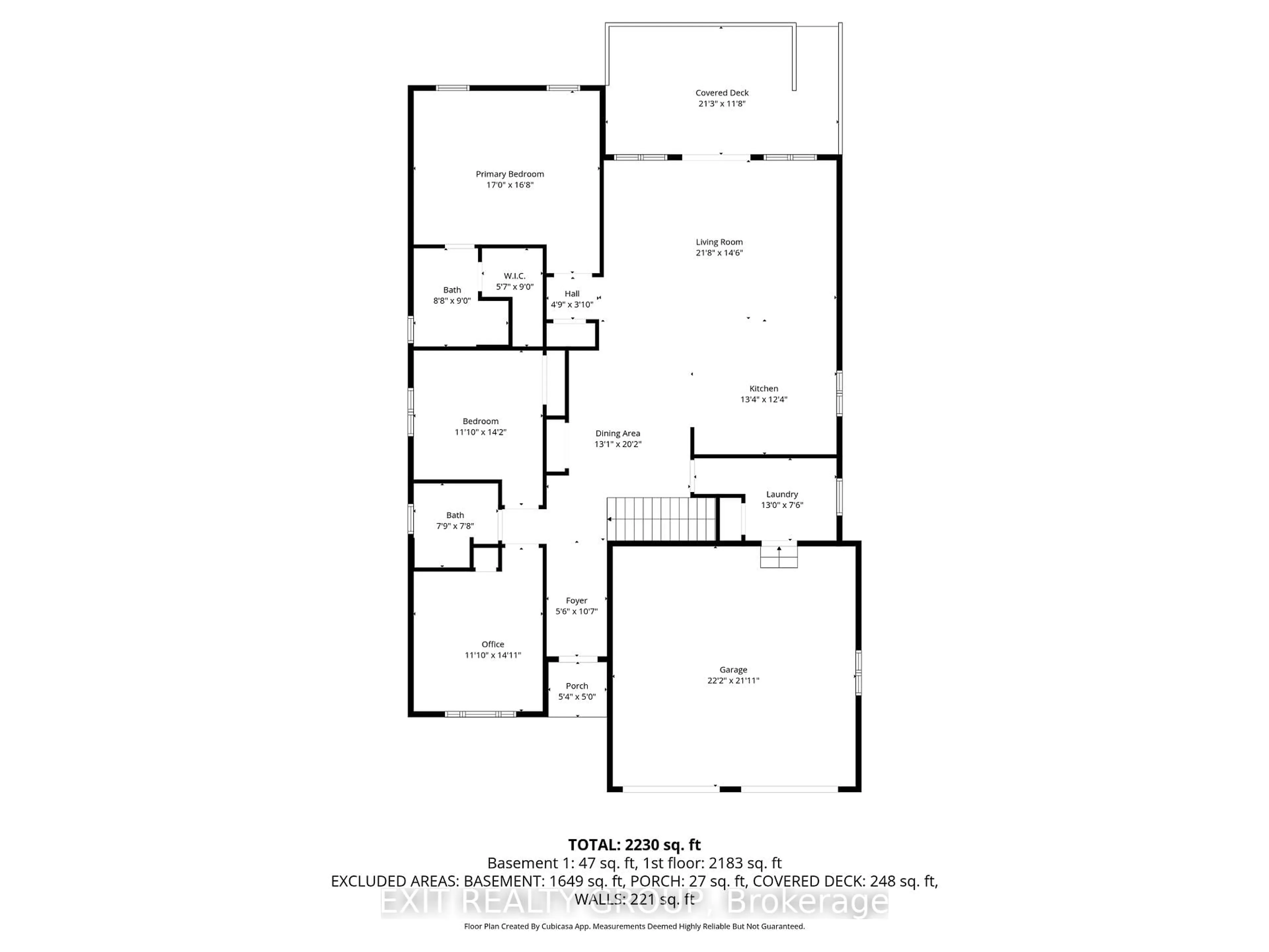 Floor plan for 16 Matheos Cres, Quinte West Ontario K8V 0L2
