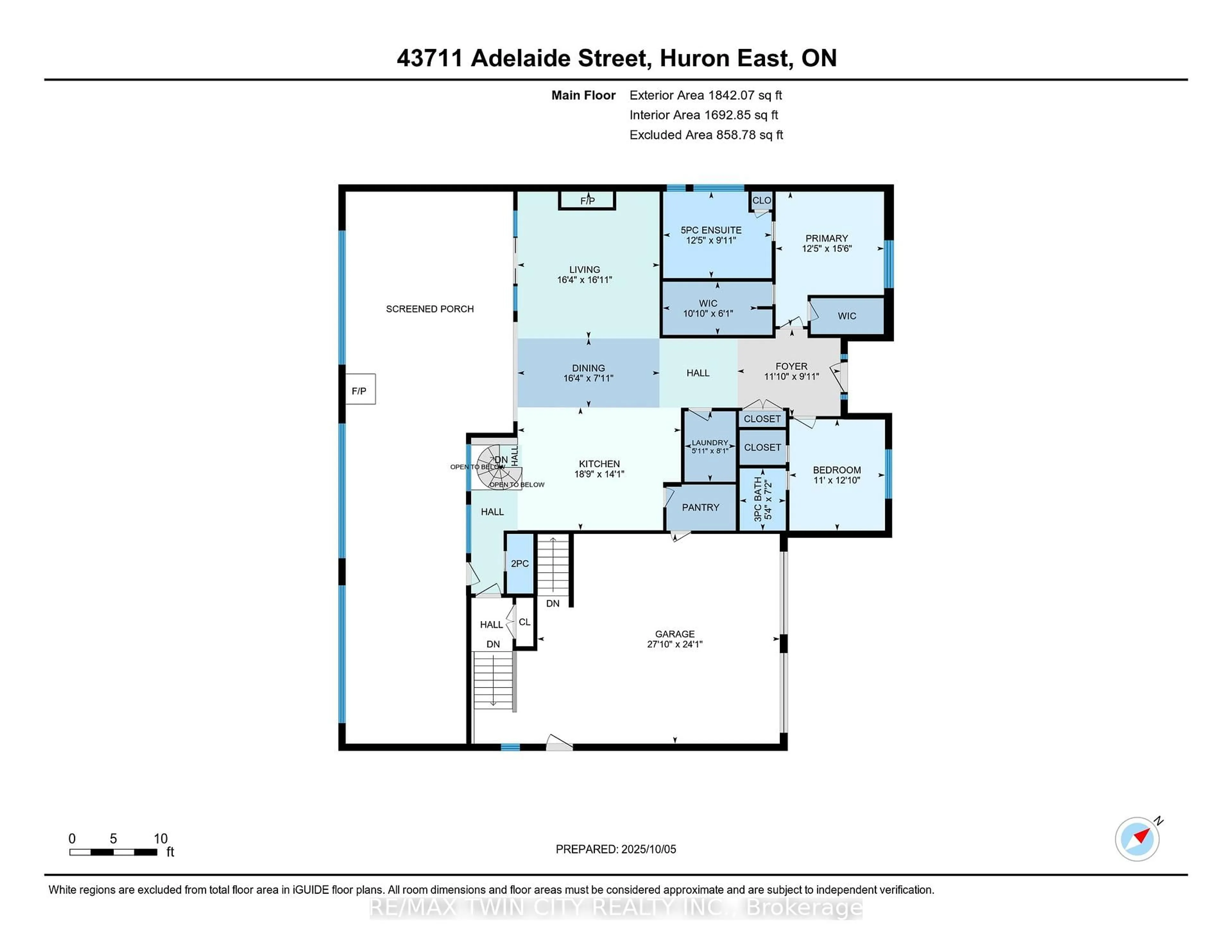 Floor plan for 43711 Adelaide St, Huron East Ontario N0G 1H0