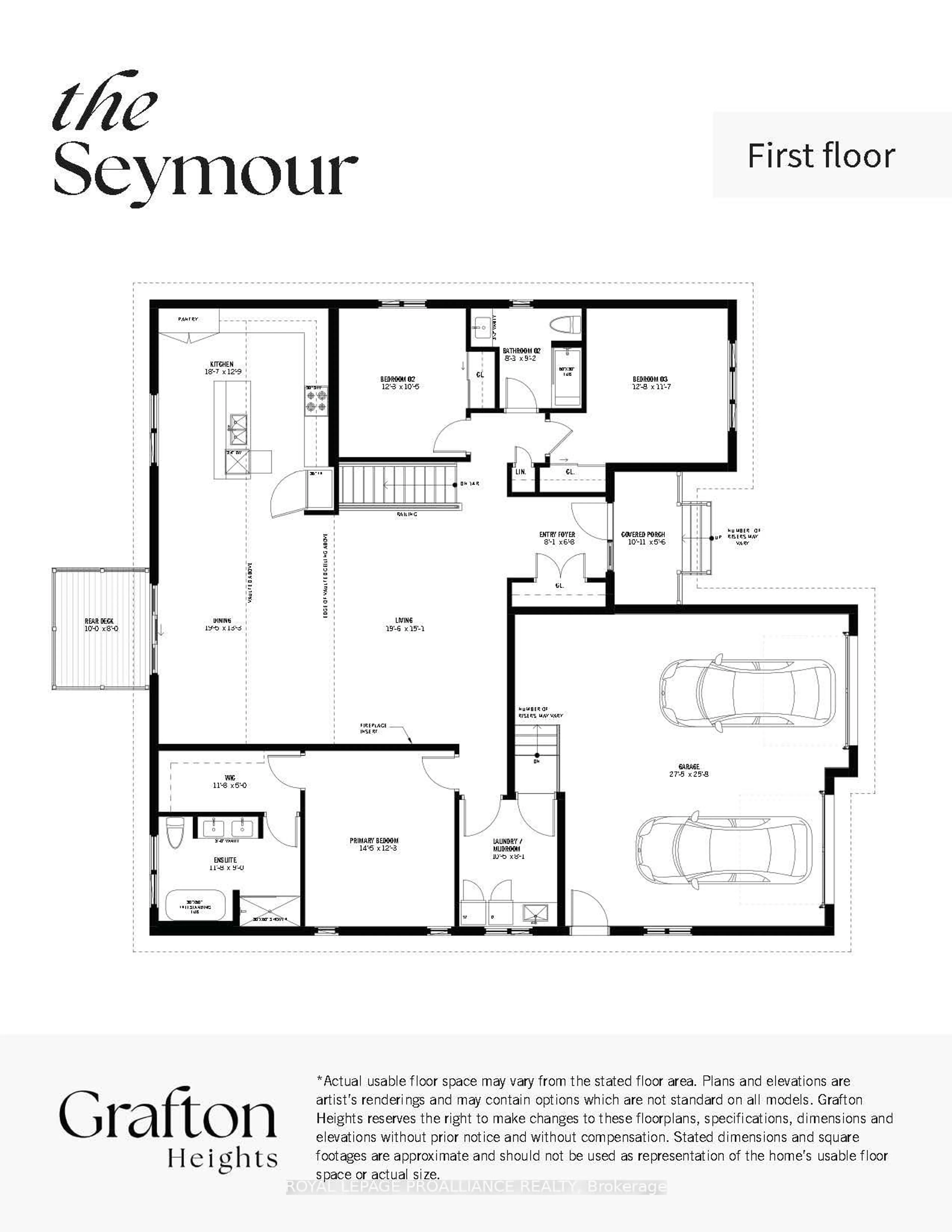 Floor plan for Lot 5 Vista View Dr, Alnwick/Haldimand Ontario K0K 2G0