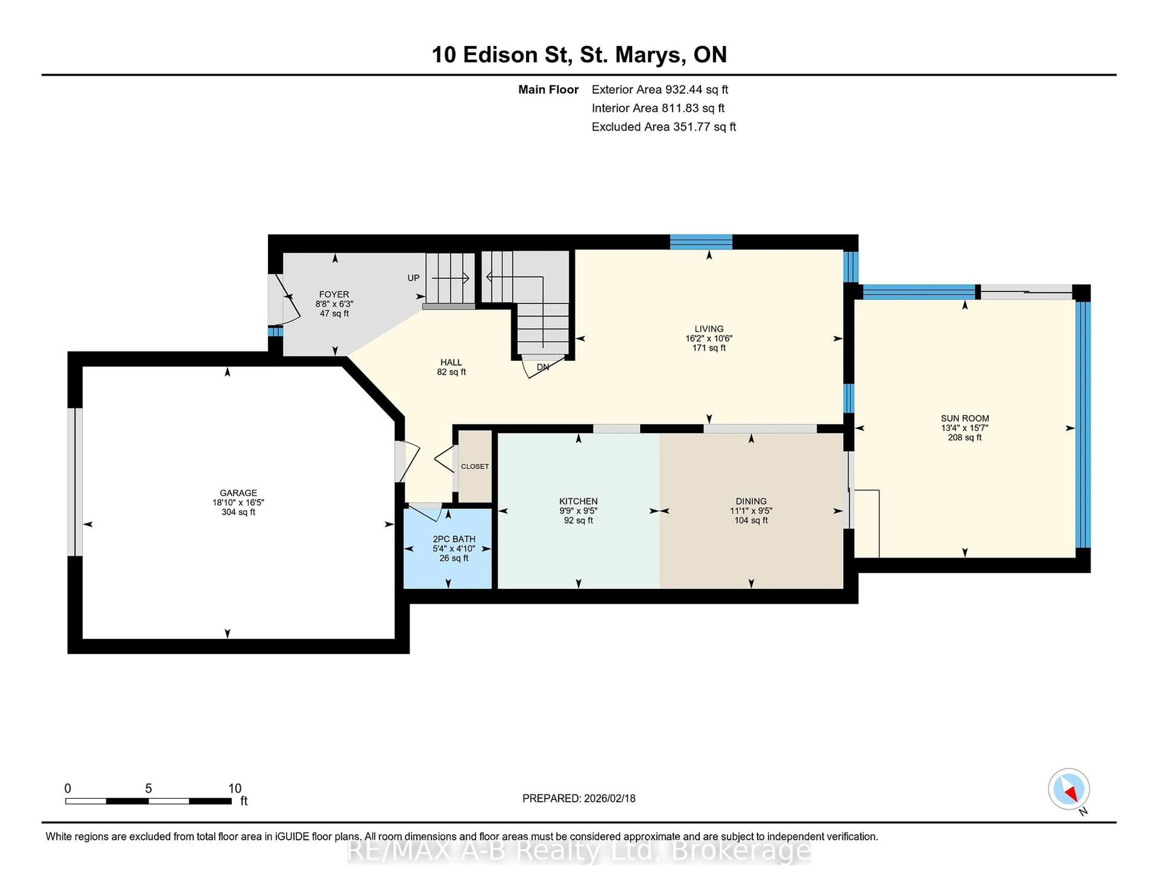 Floor plan for 10 Edison St, St. Marys Ontario N4X 1E6