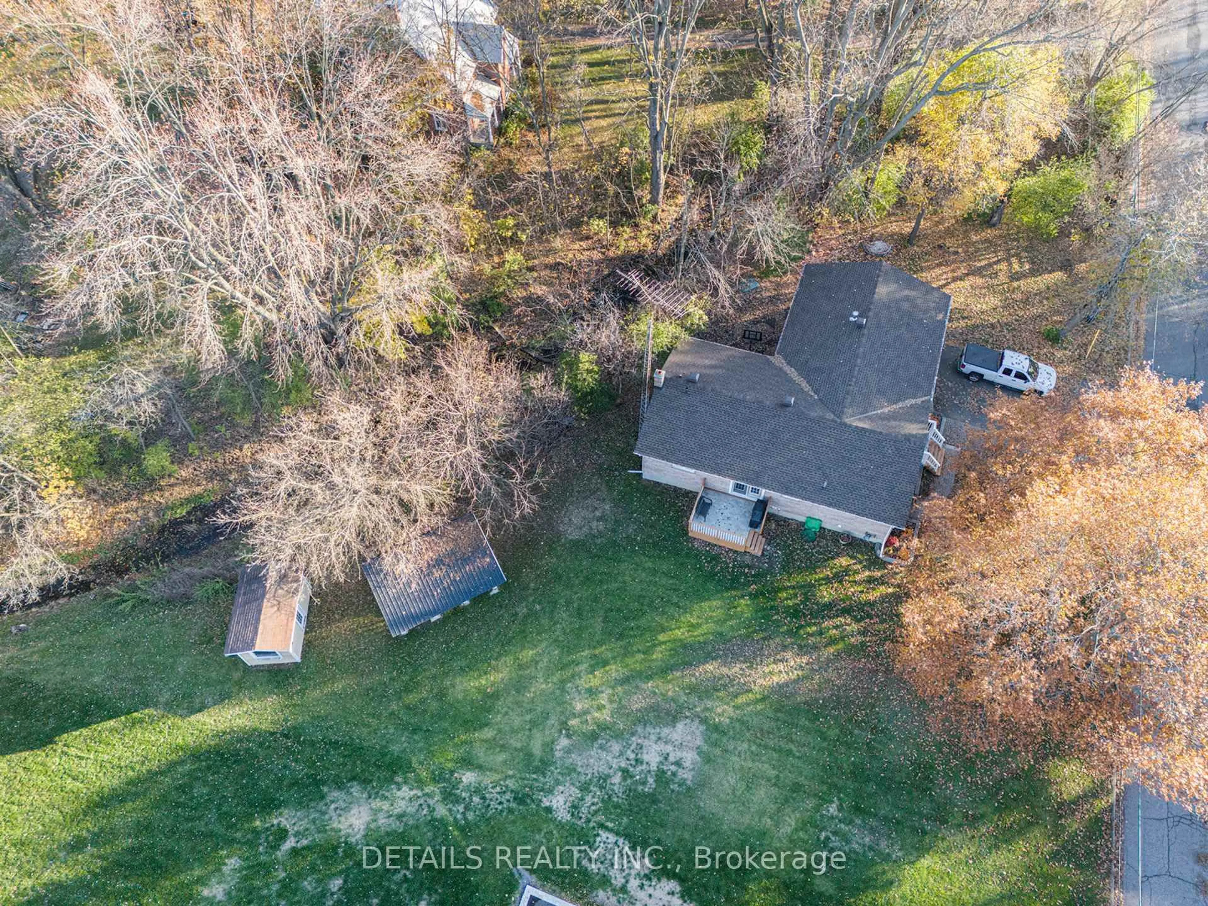 A pic from outside/outdoor area/front of a property/back of a property/a pic from drone, water/lake/river/ocean view for 2298 James Craig St, North Gower Ontario K0A 2T0