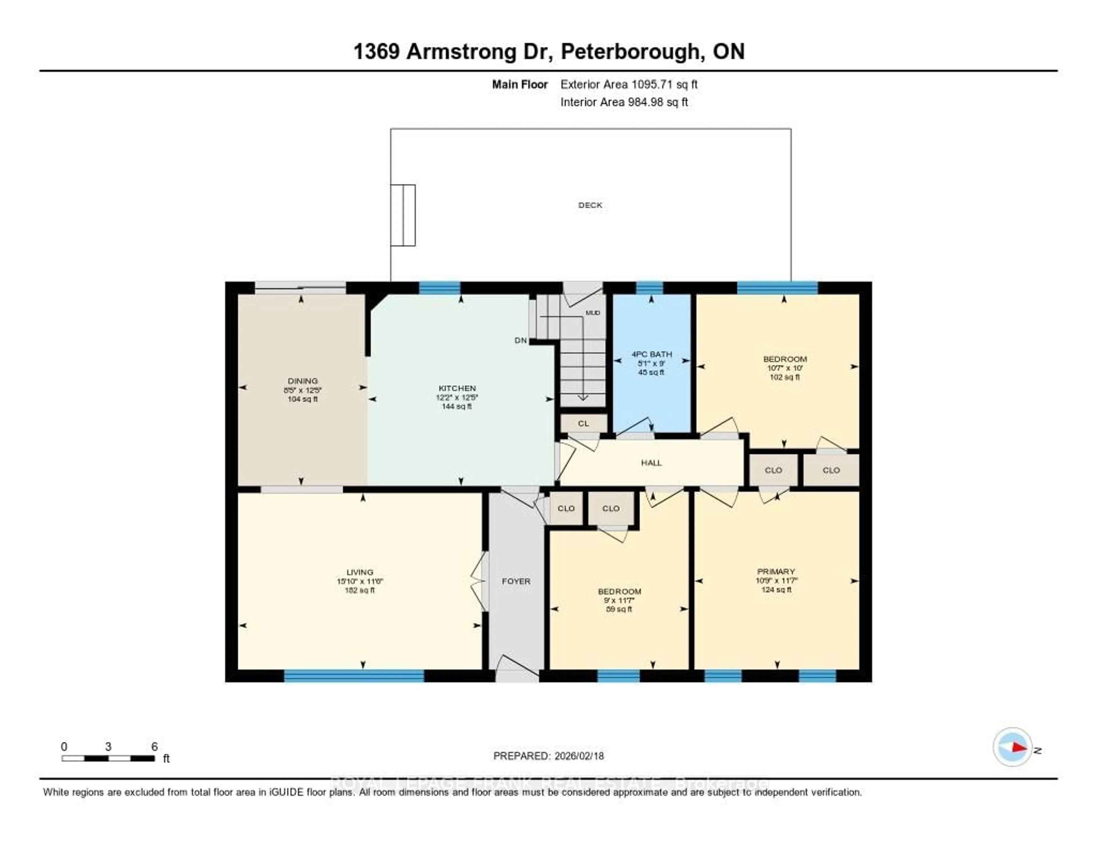 Floor plan for 1369 Armstrong Dr, Peterborough Ontario K9J 6G4