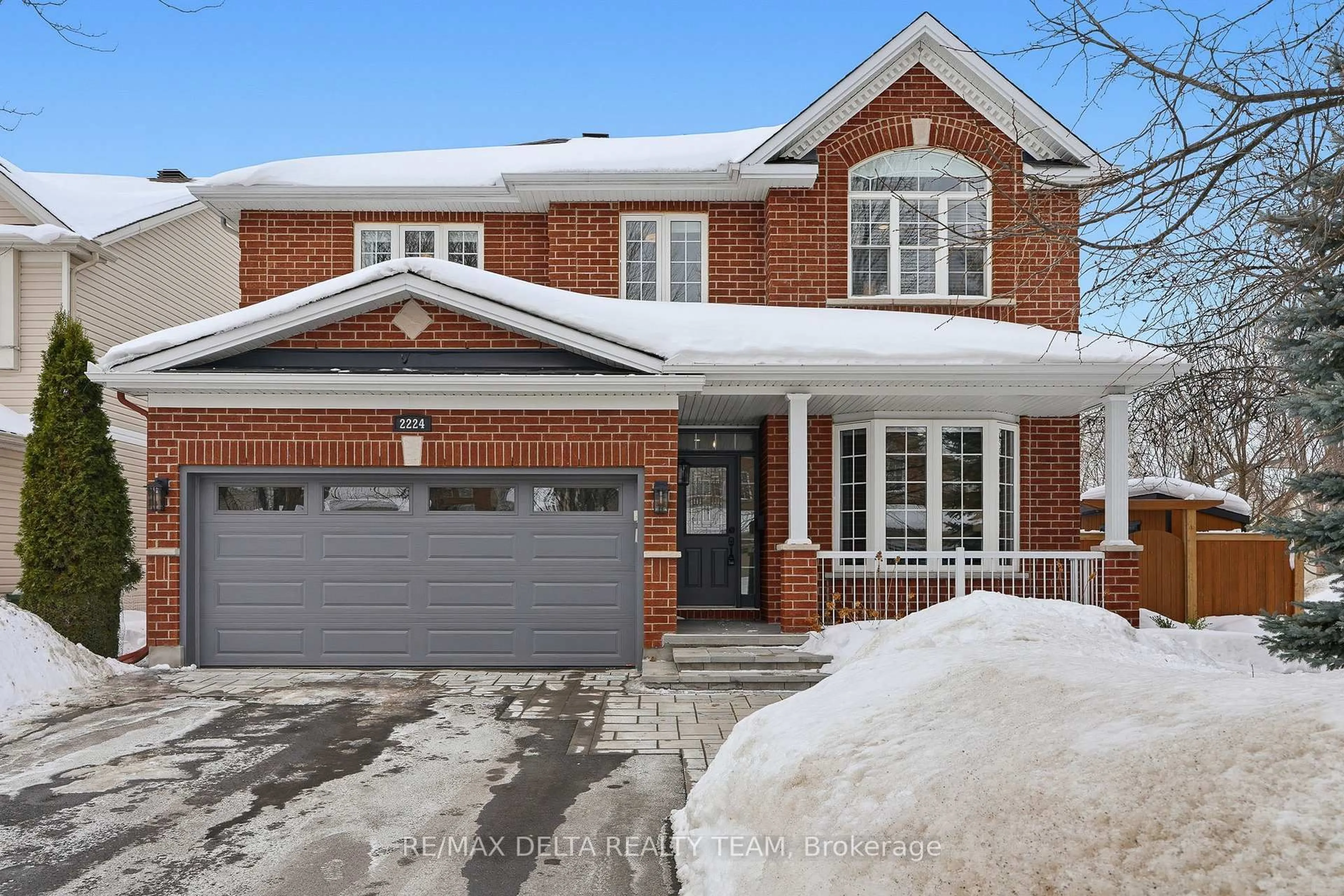 Home with brick exterior material, street for 2224 MERLOT Way, Ottawa Ontario K4A 4S2