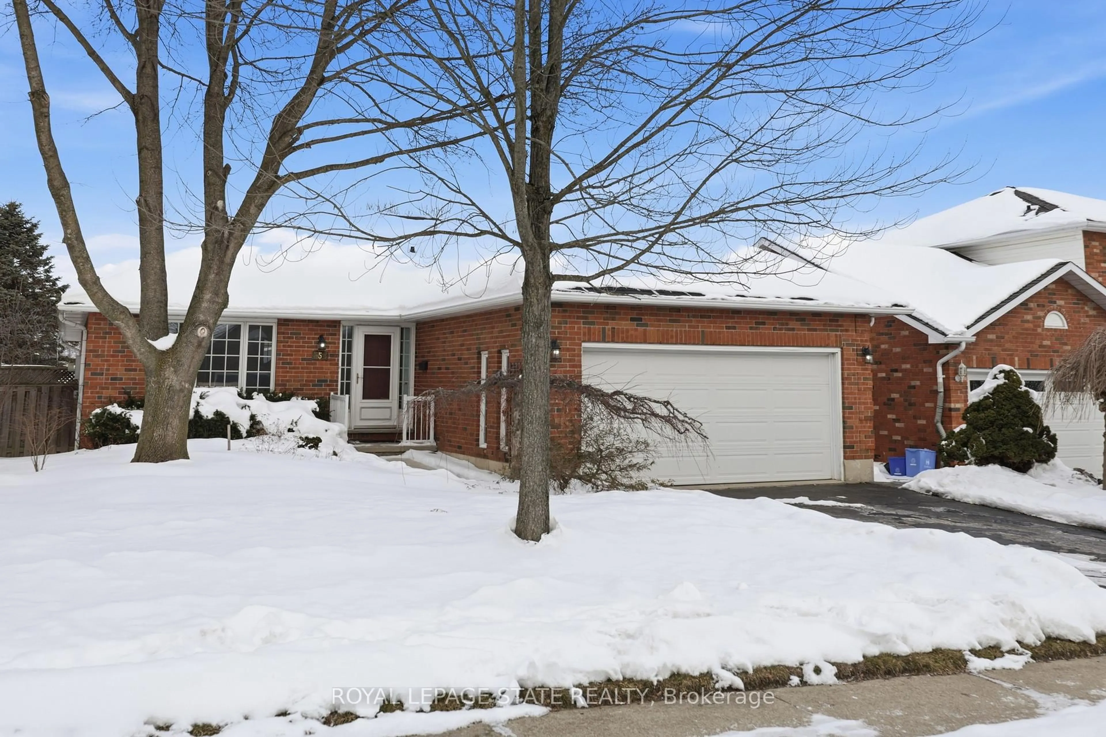 Home with brick exterior material, street for 5 Linington Tr, Hamilton Ontario L9H 6Z5