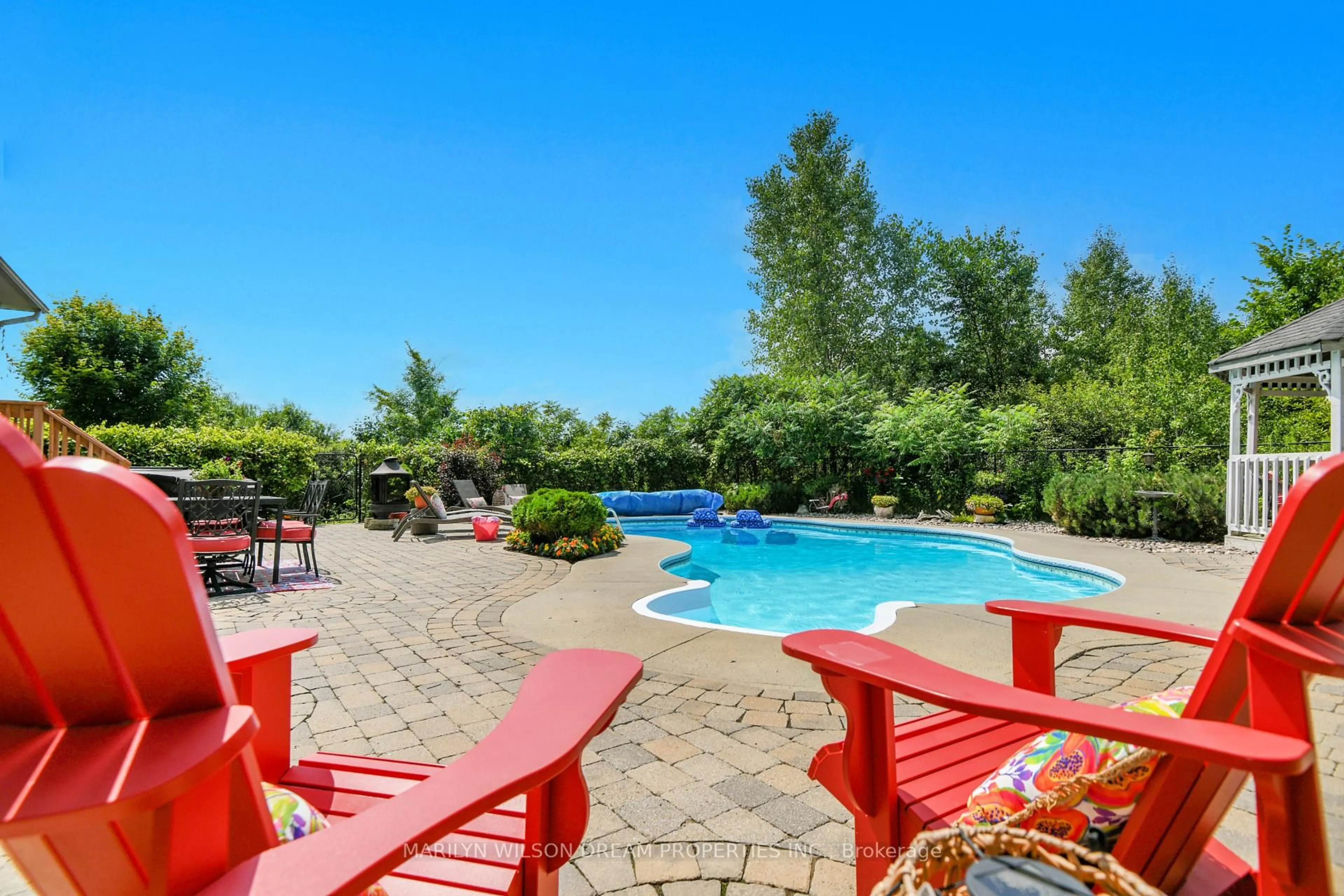 Patio, water/lake/river/ocean view for 899 Oak Creek Rd, Carp Ontario K0A 1L0