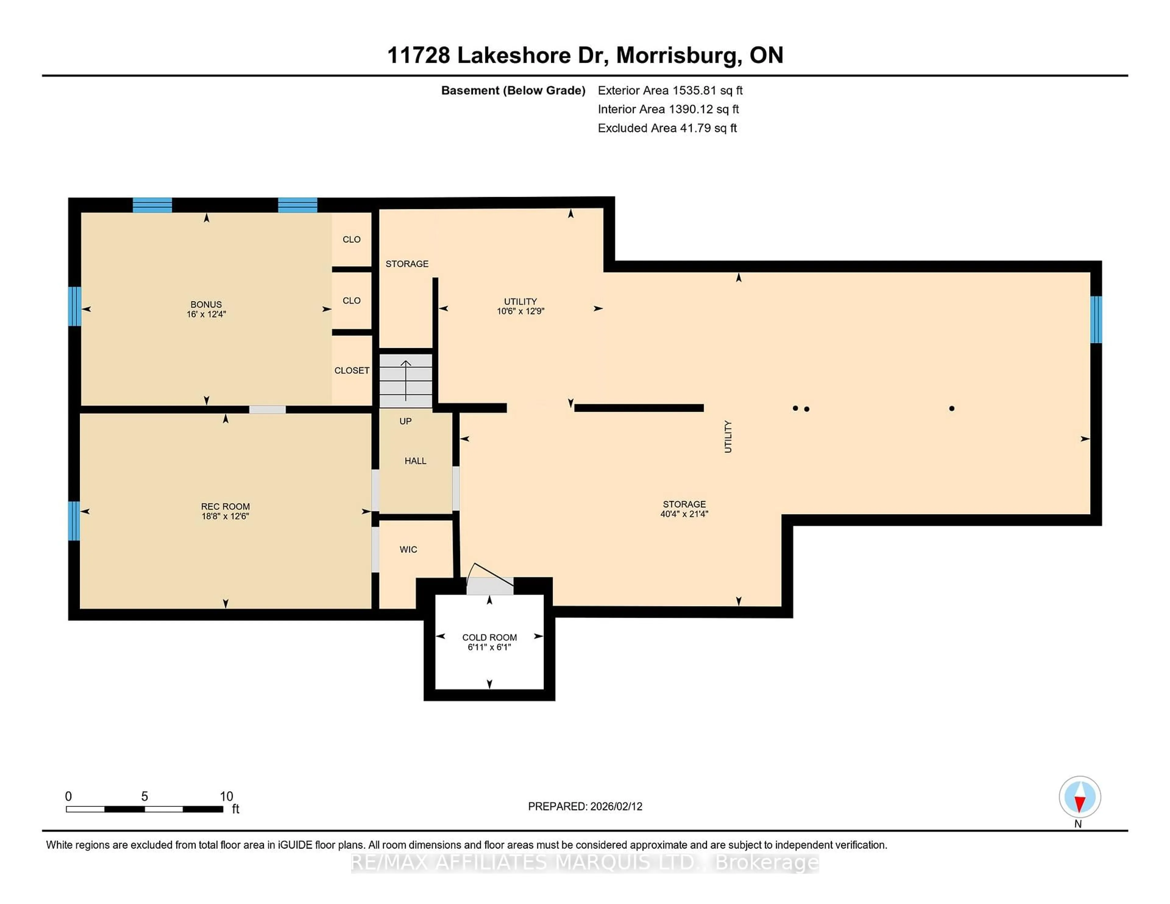 Floor plan for 11728 Lakeshore Dr, South Dundas Ontario K0C 1X0